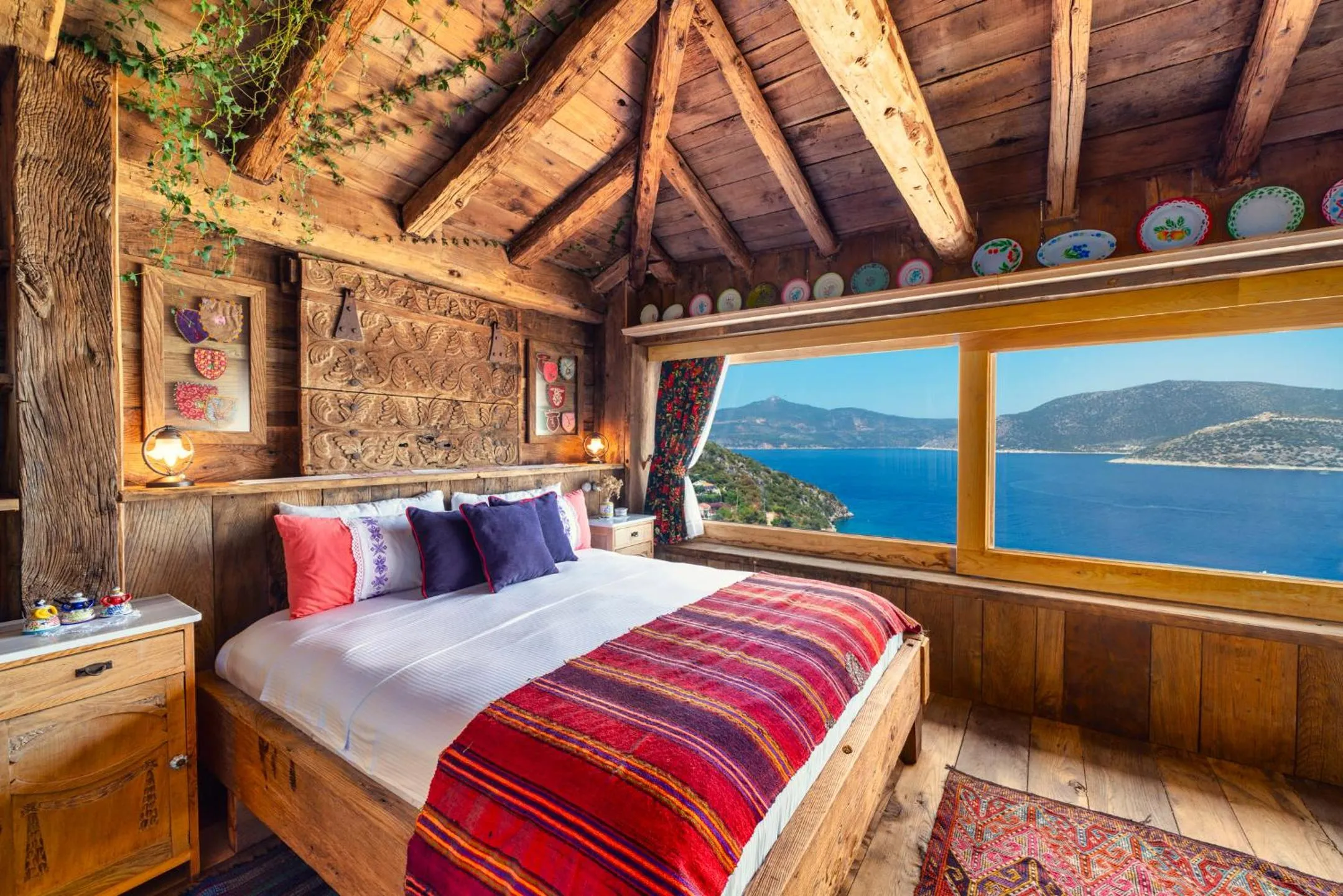 Bed in Fidanka Hotel