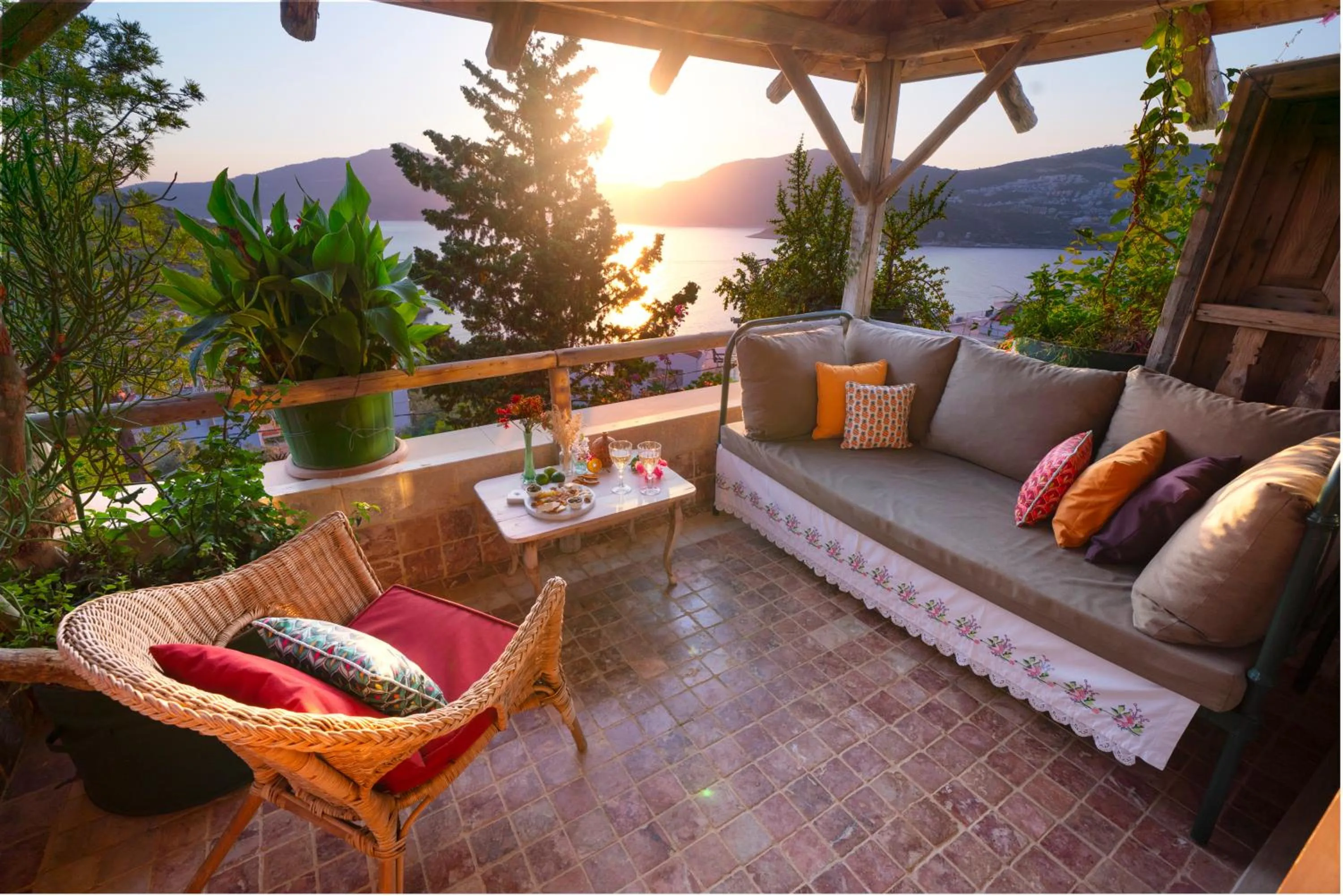 Balcony/Terrace in Fidanka Hotel
