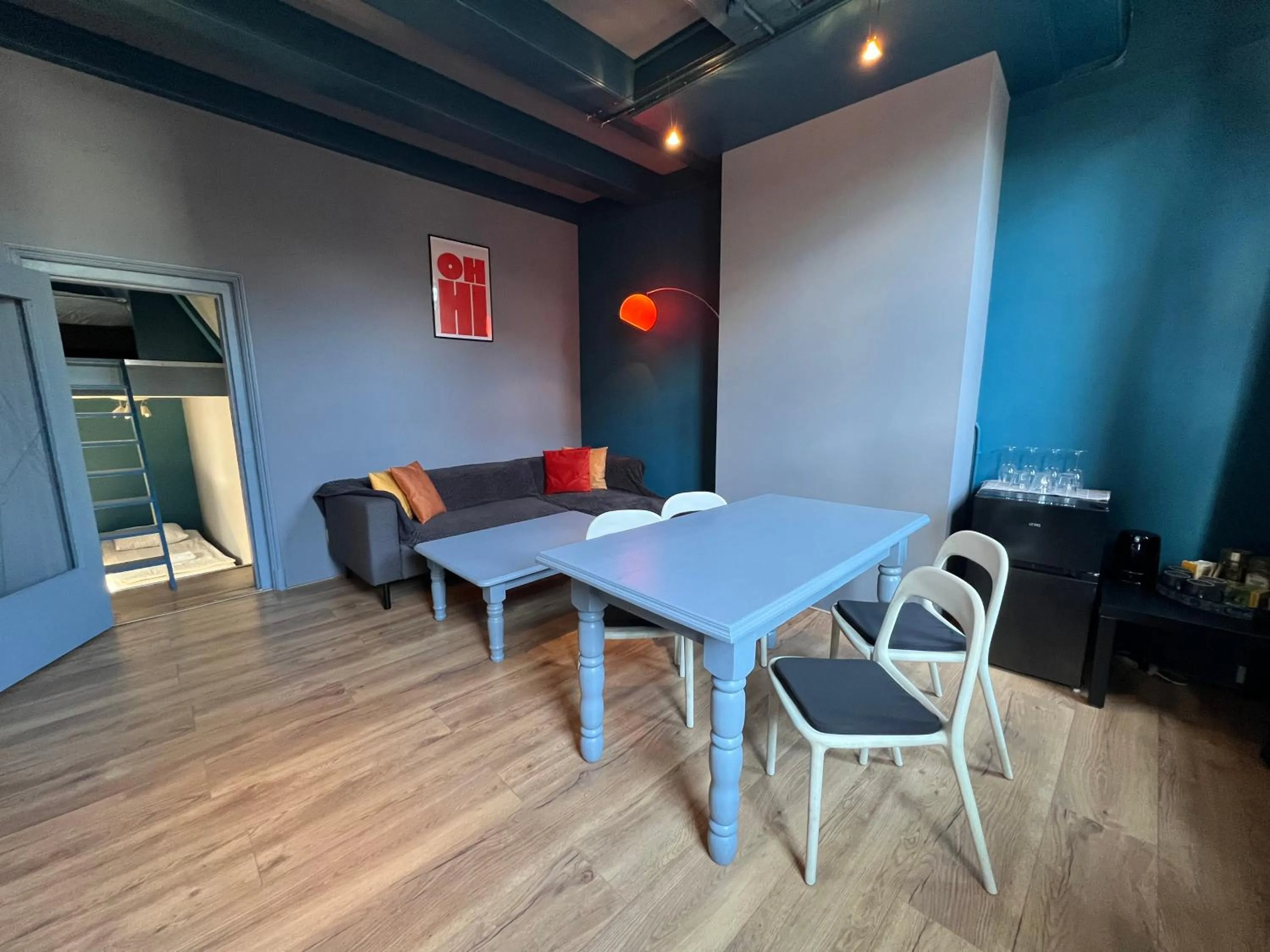 Living room in Nes B&B