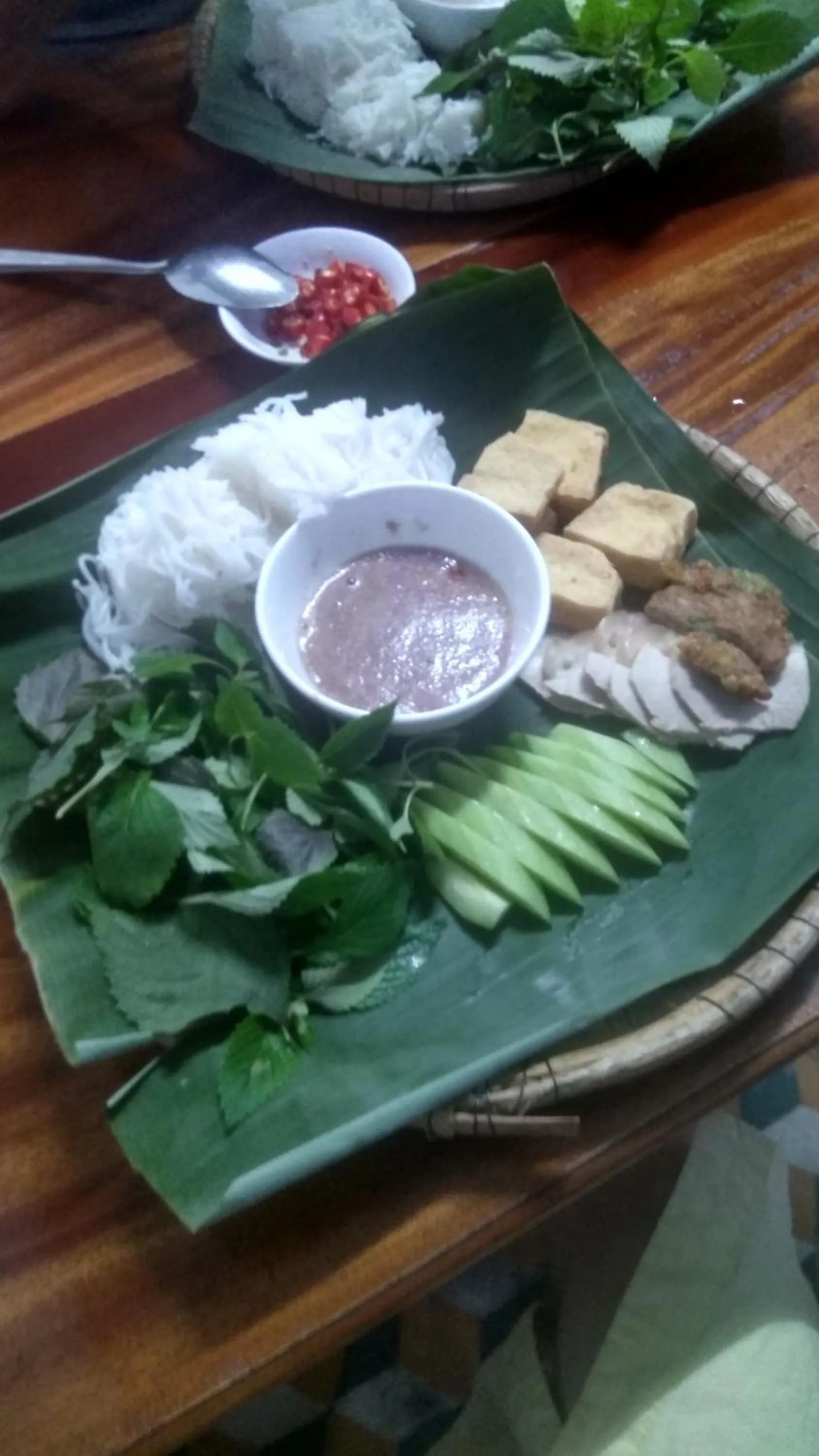 Food close-up in Hong My Hotel