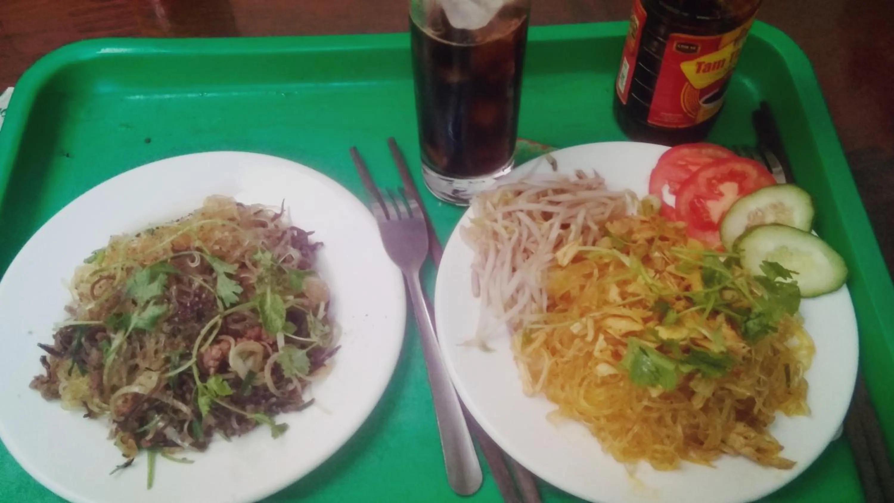 Food close-up in Hong My Hotel