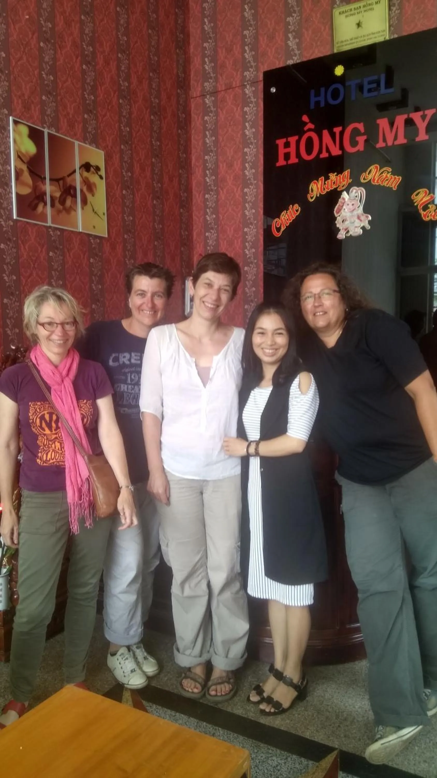 group of guests in Hong My Hotel