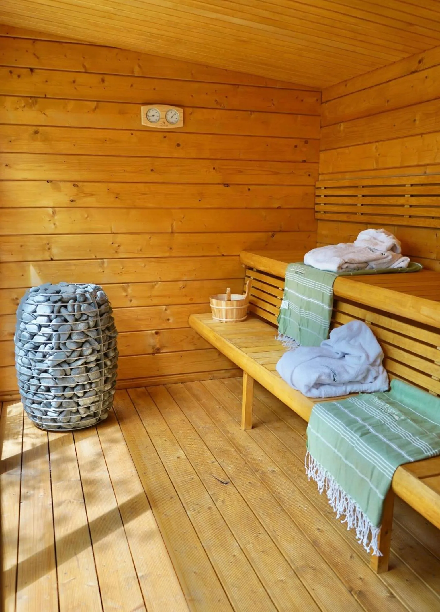 Sauna in Green Resort