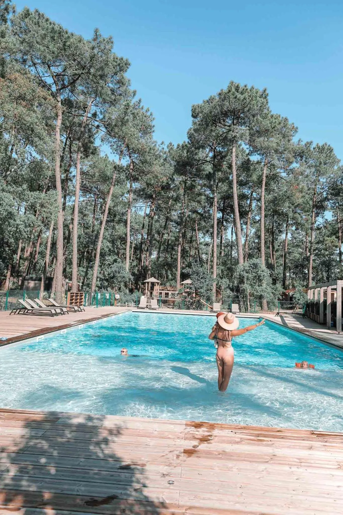 Swimming pool in Green Resort
