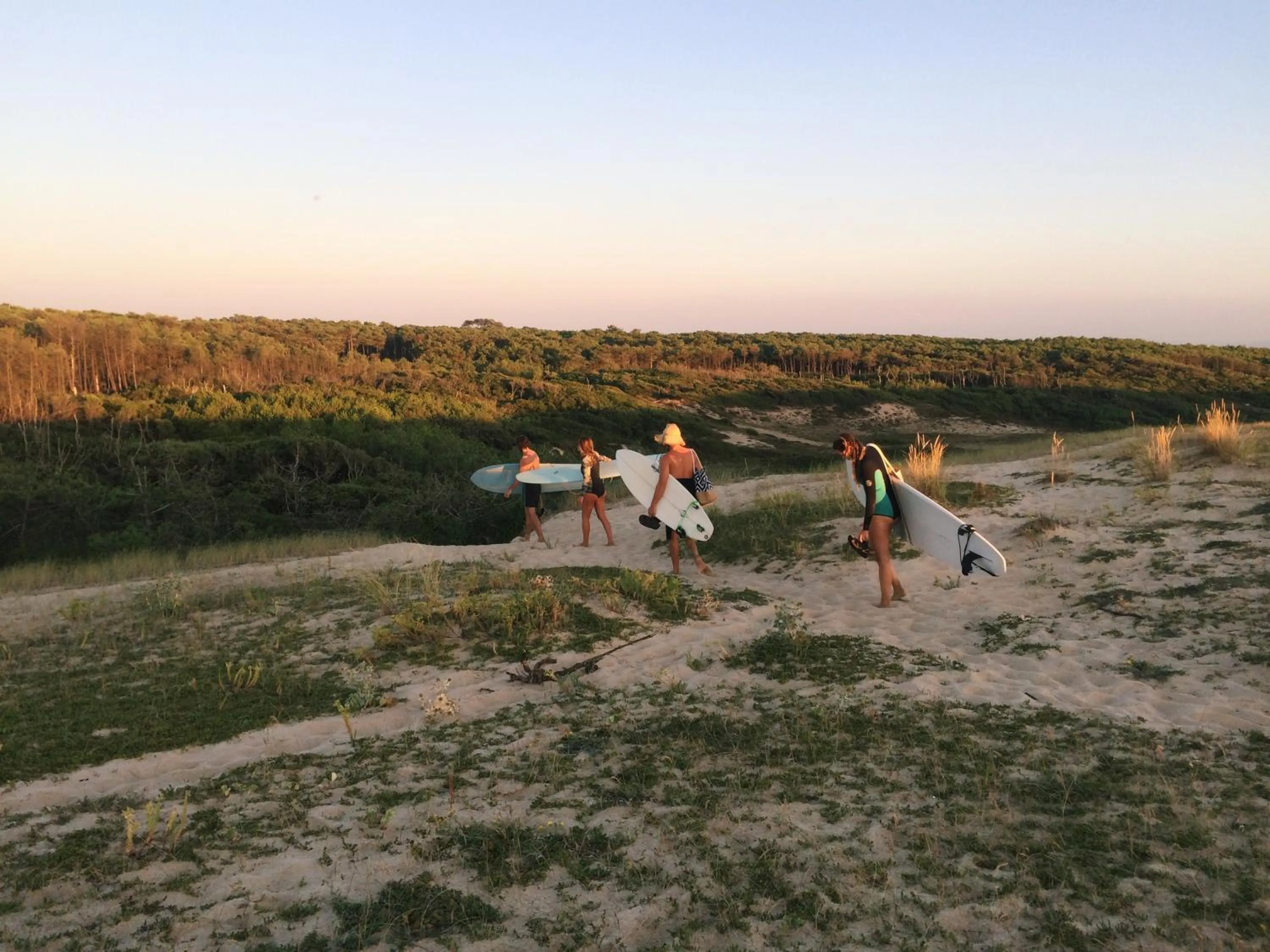 People in Green Resort