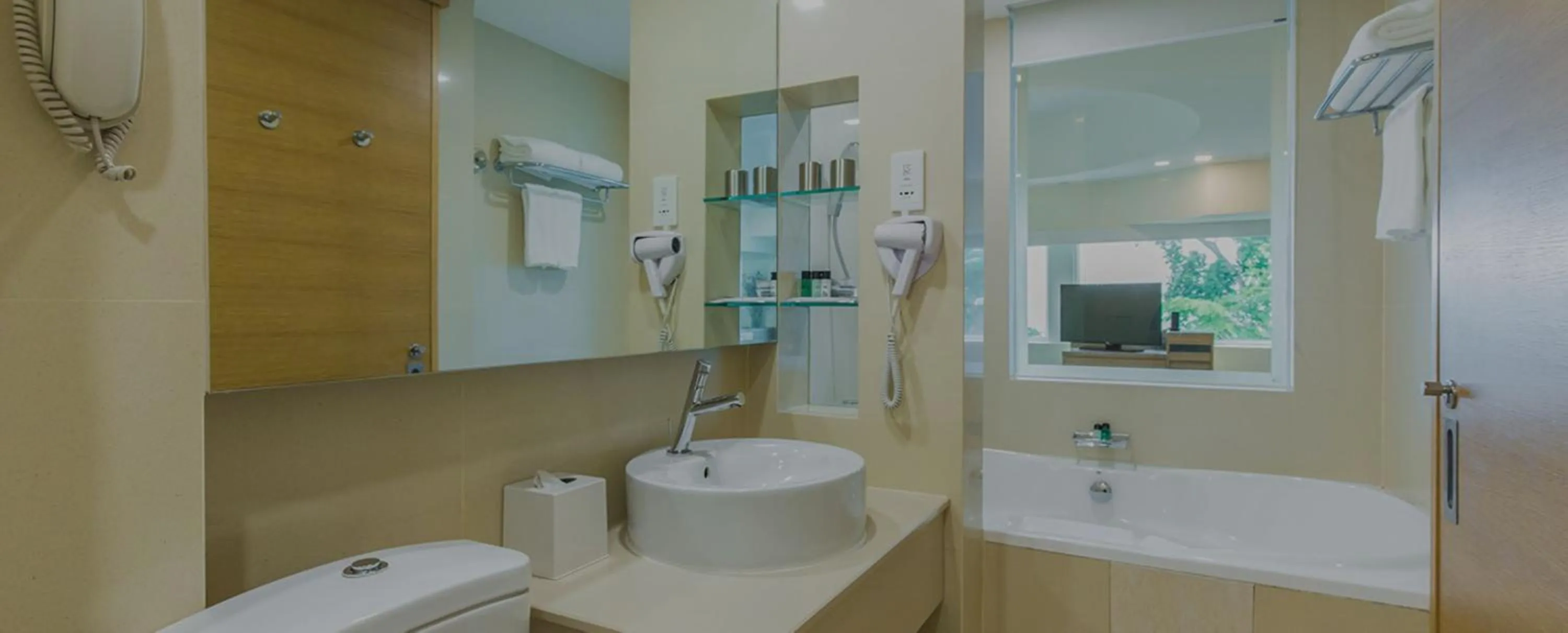 Bathroom in Village Hotel Changi by Far East Hospitality