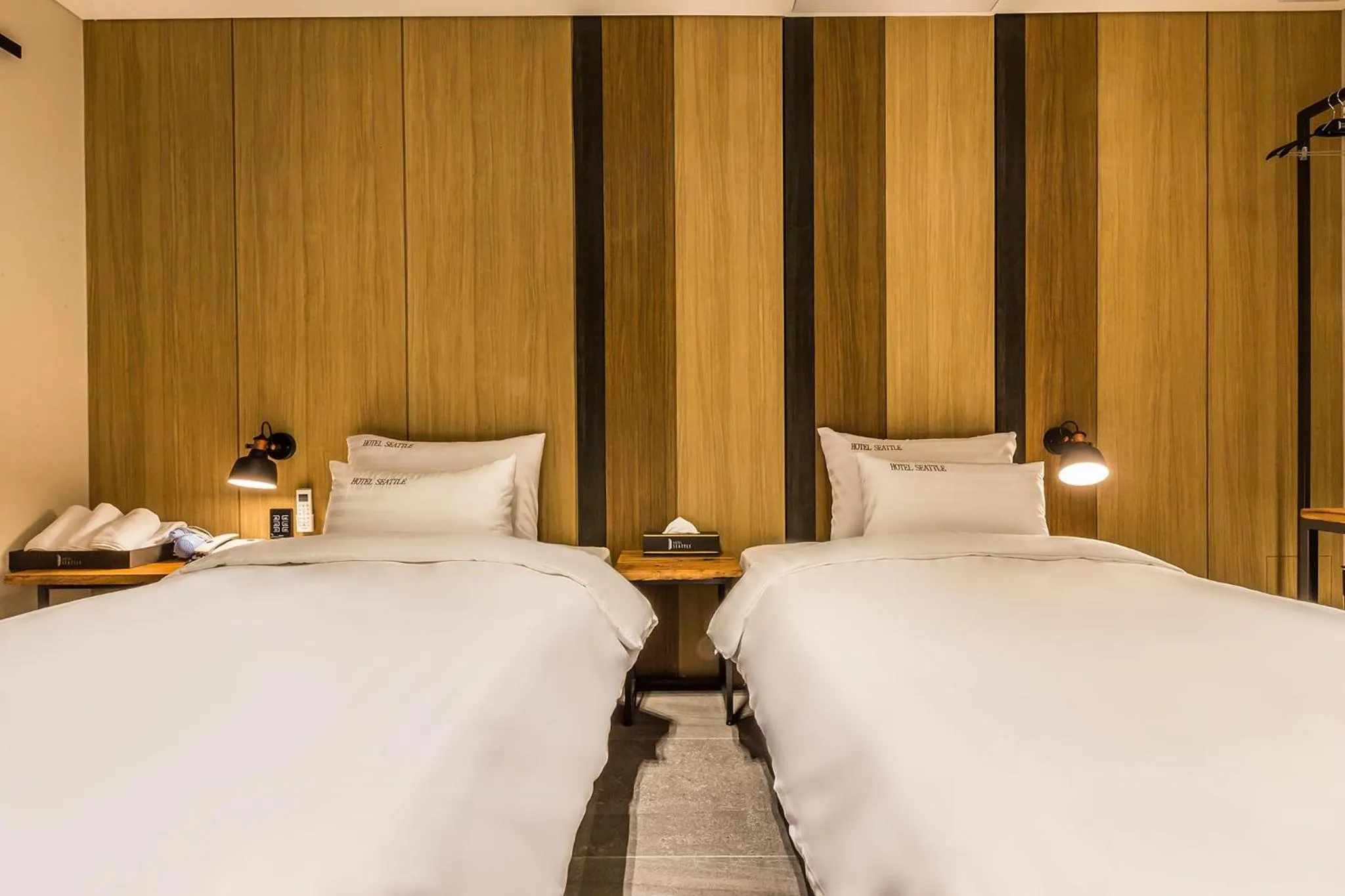 Bed in Incheon Airport Hotel Seattle