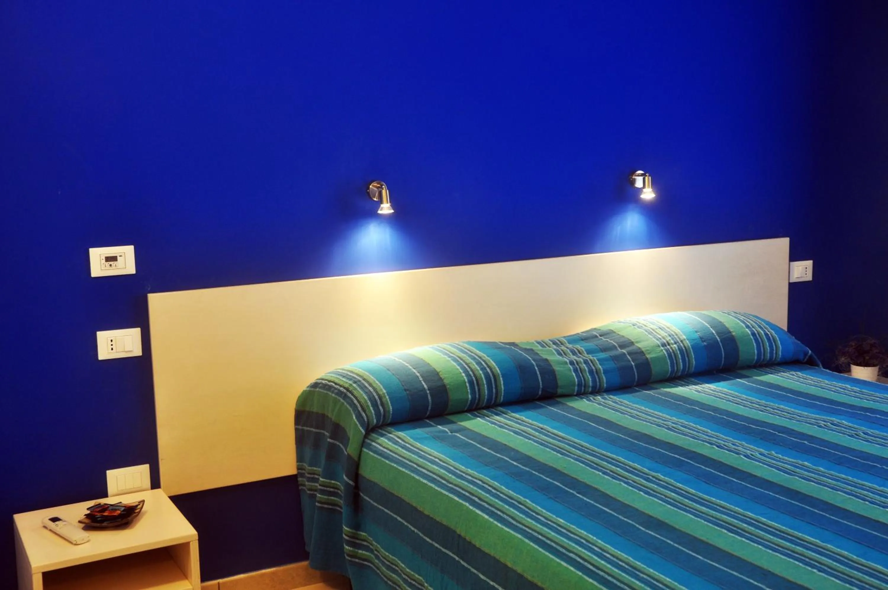 Decorative detail, Bed in Hotel La Punta