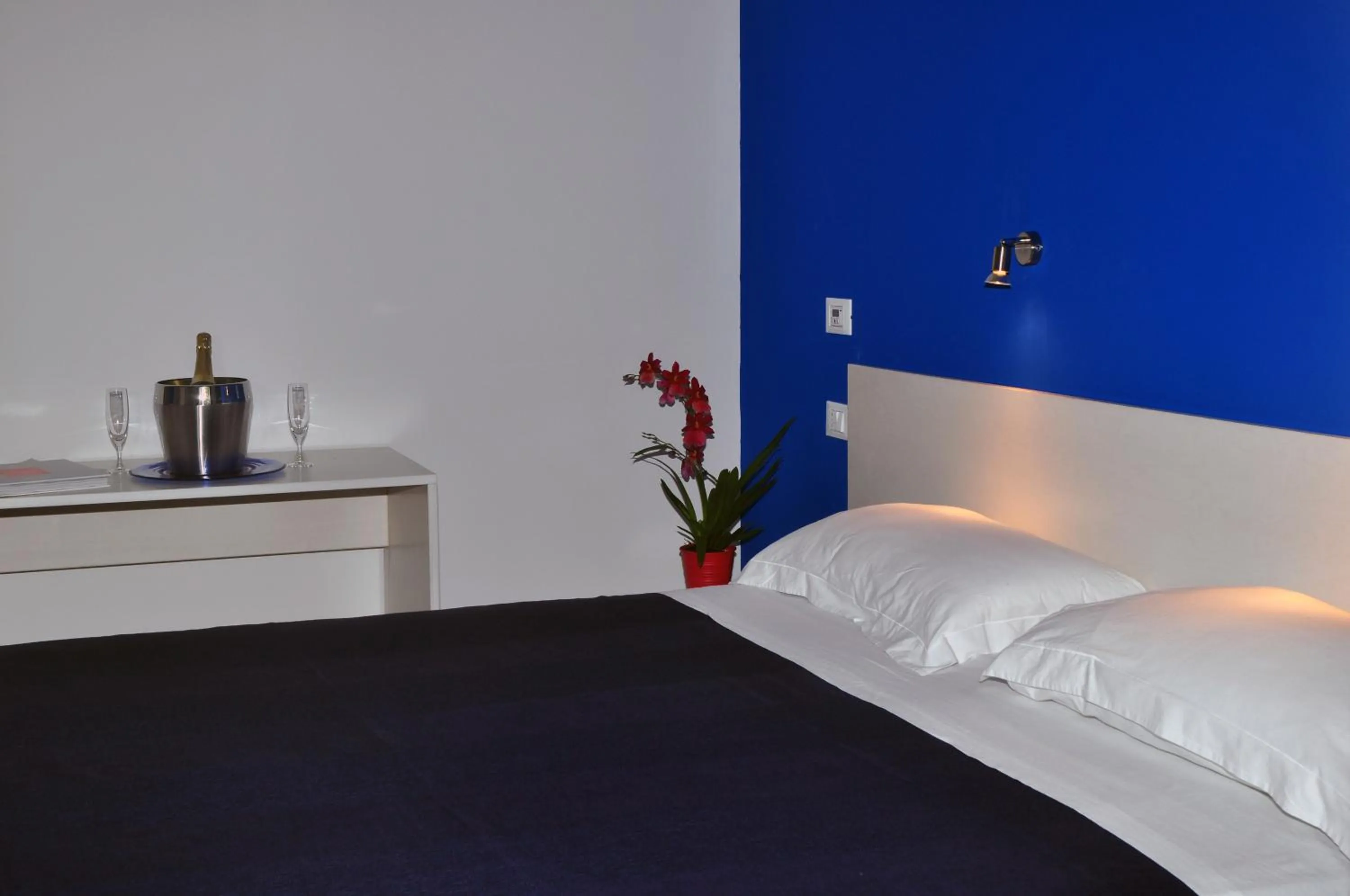 Decorative detail, Bed in Hotel La Punta