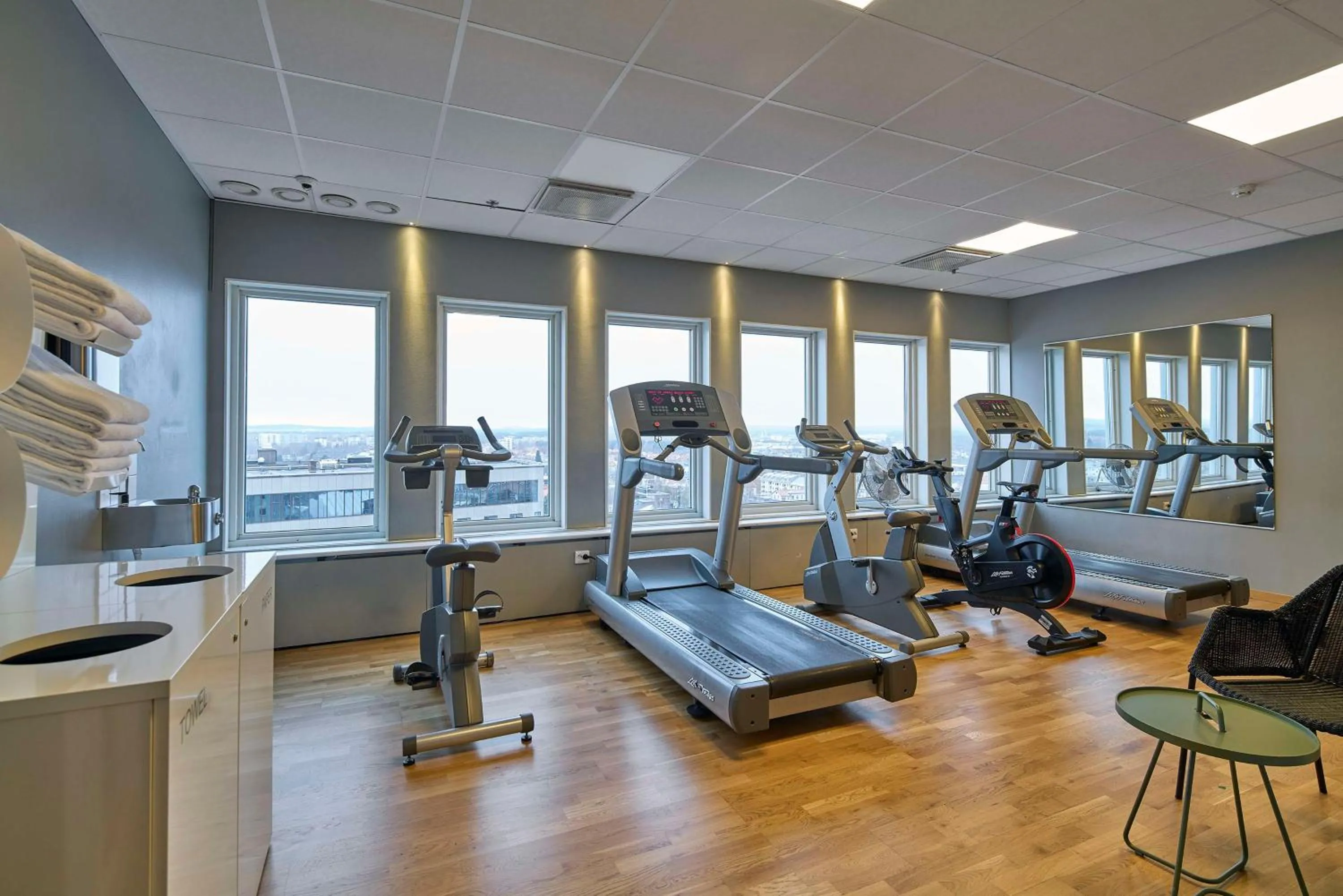 Fitness centre/facilities in Scandic Plaza Umeå