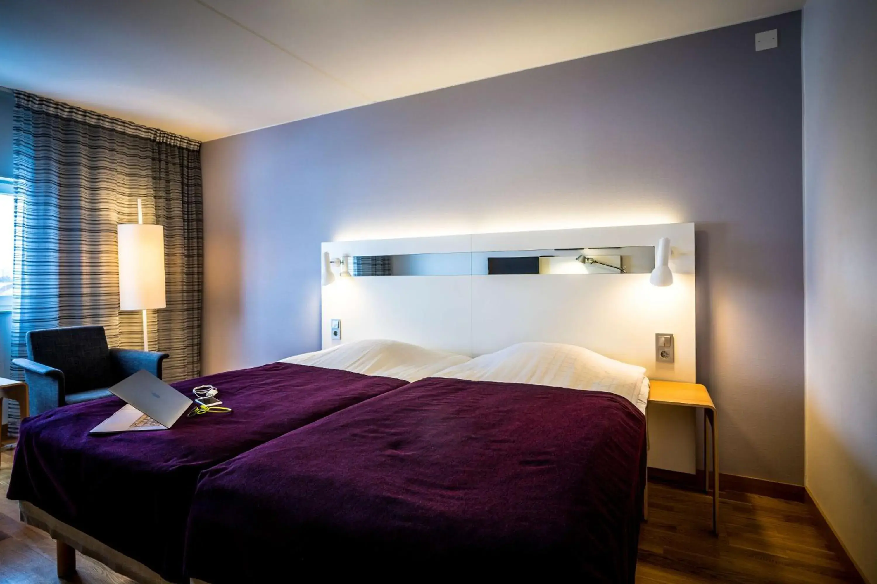 Bedroom, Bed in Scandic Plaza Umeå Bedroom, Bed in Scandic Plaza Umeå