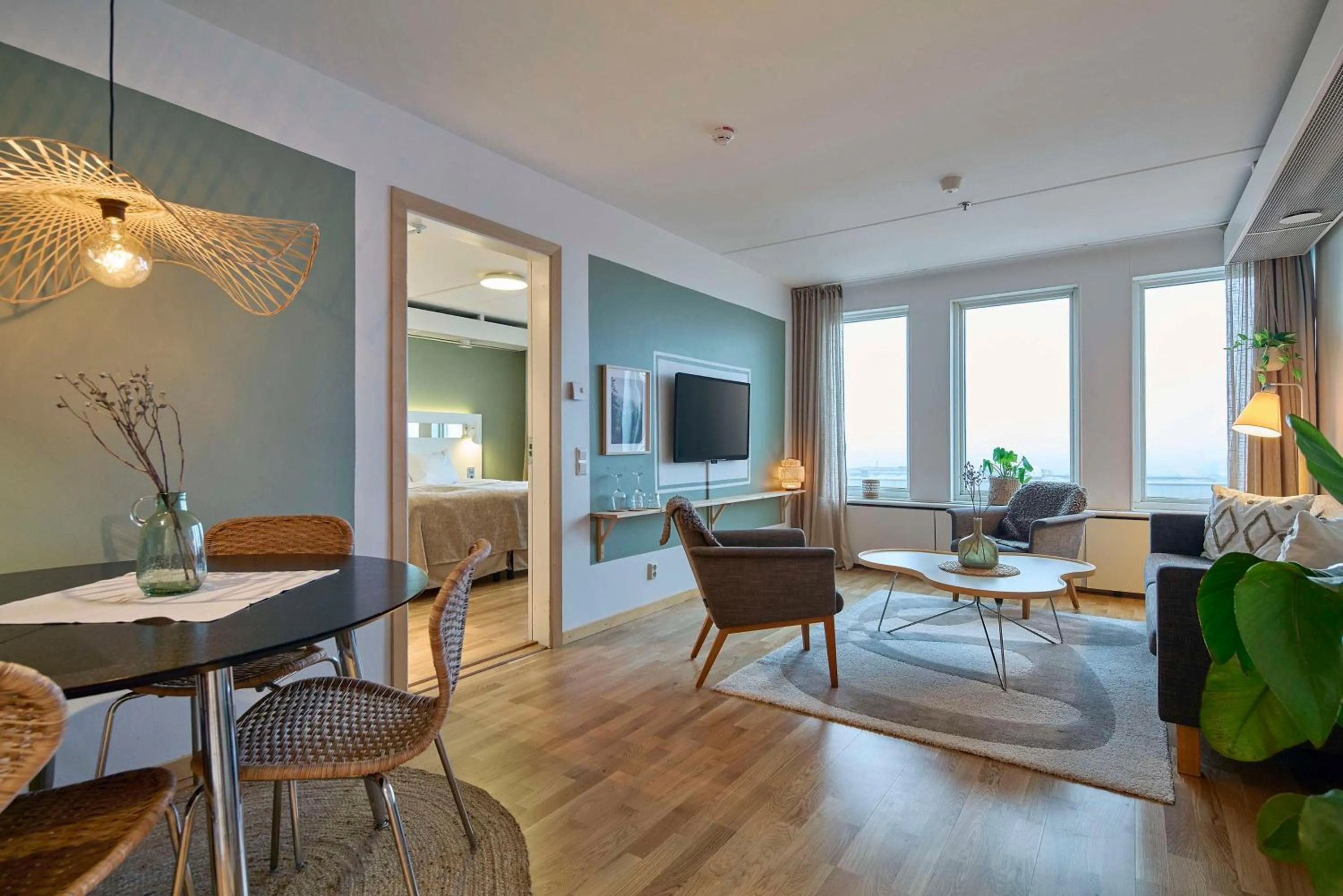 Bedroom in Scandic Plaza Umeå