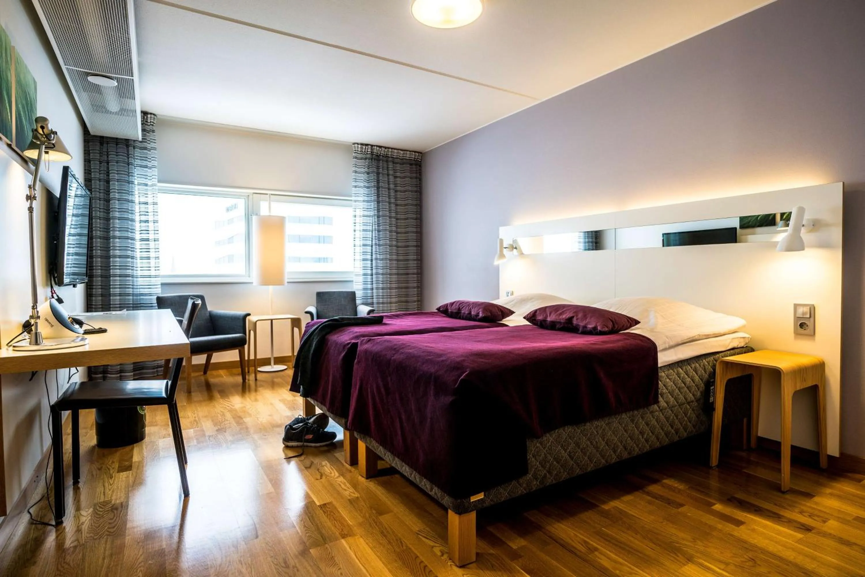 Bed in Scandic Plaza Umeå