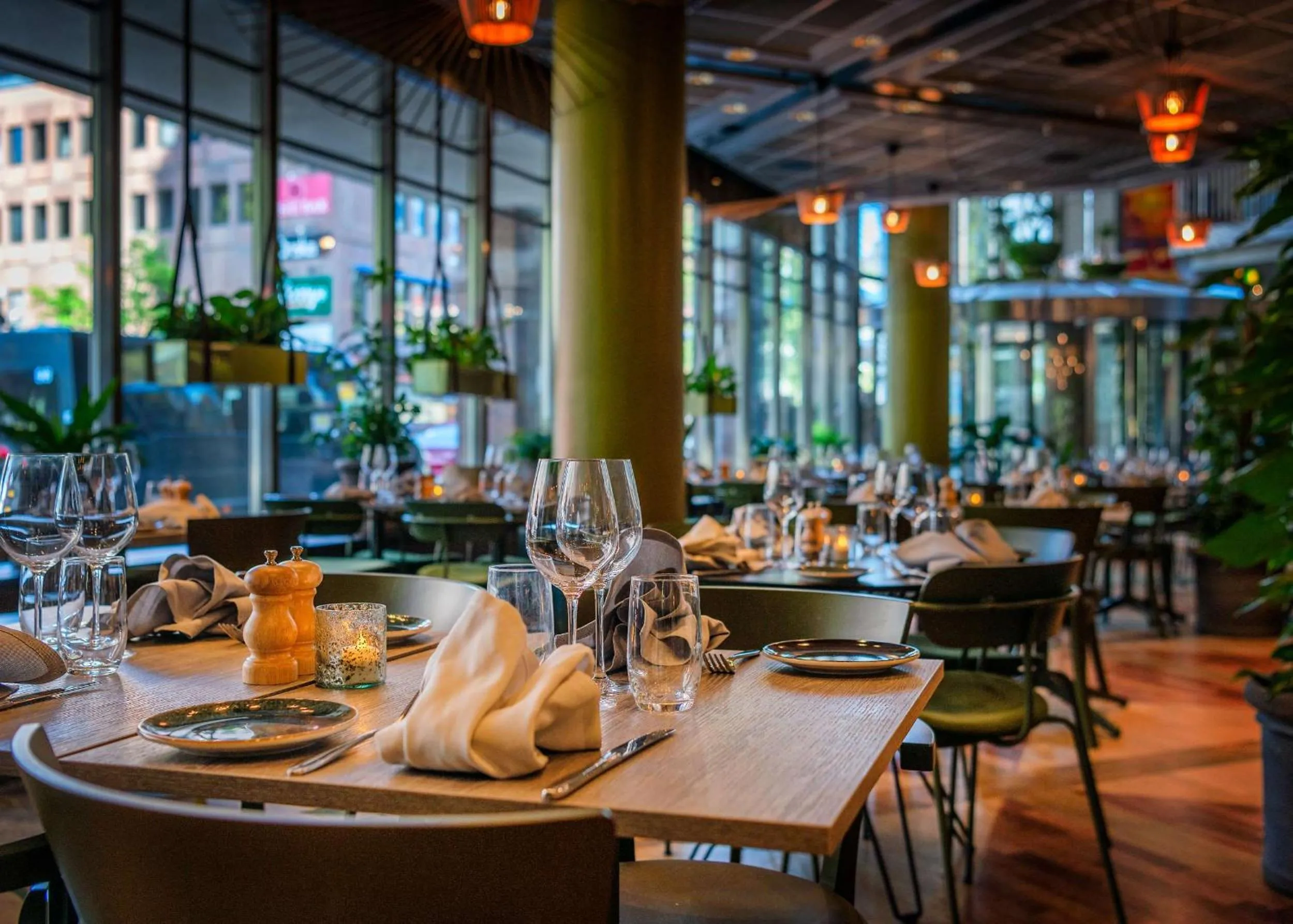 Restaurant/places to eat in Scandic Plaza Umeå