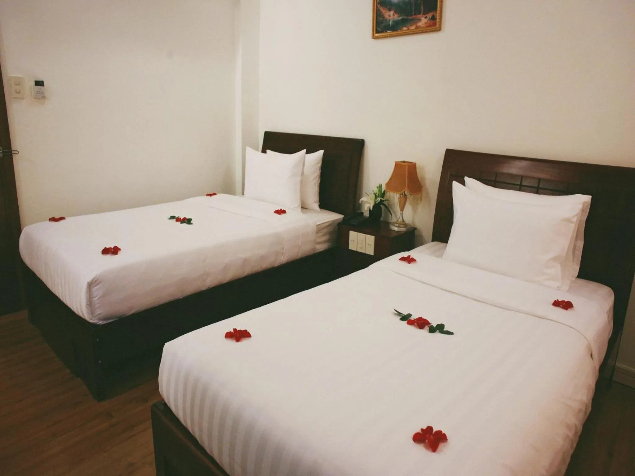 Bed in Cosiana Hue Hotel