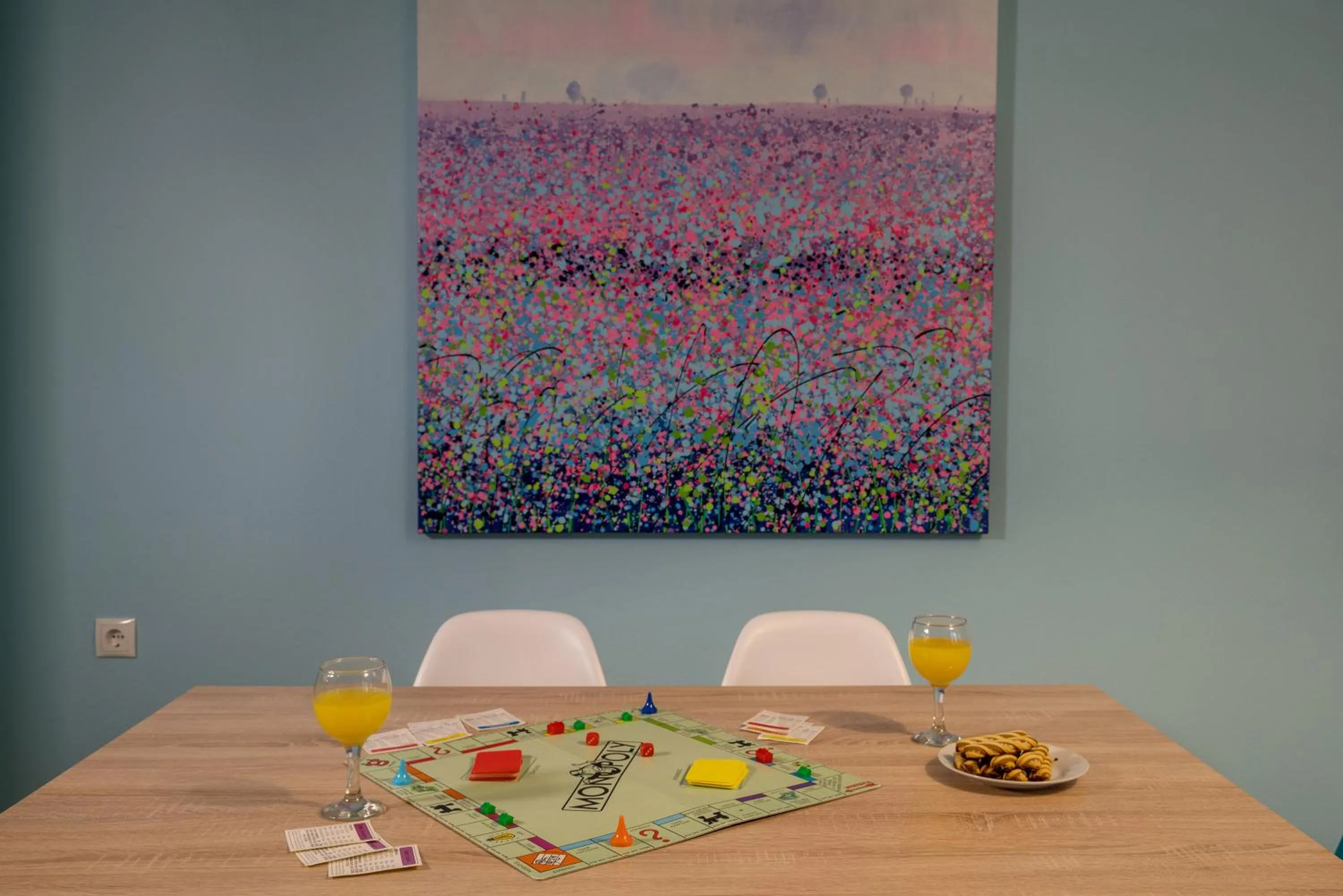 Dining area in Stella in the Village Suites