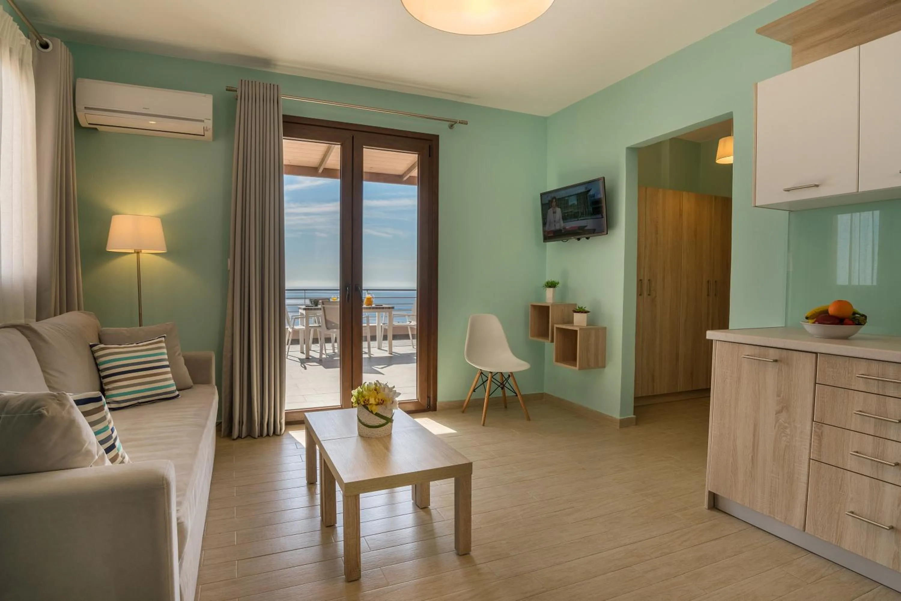 Living room in Stella in the Village Suites