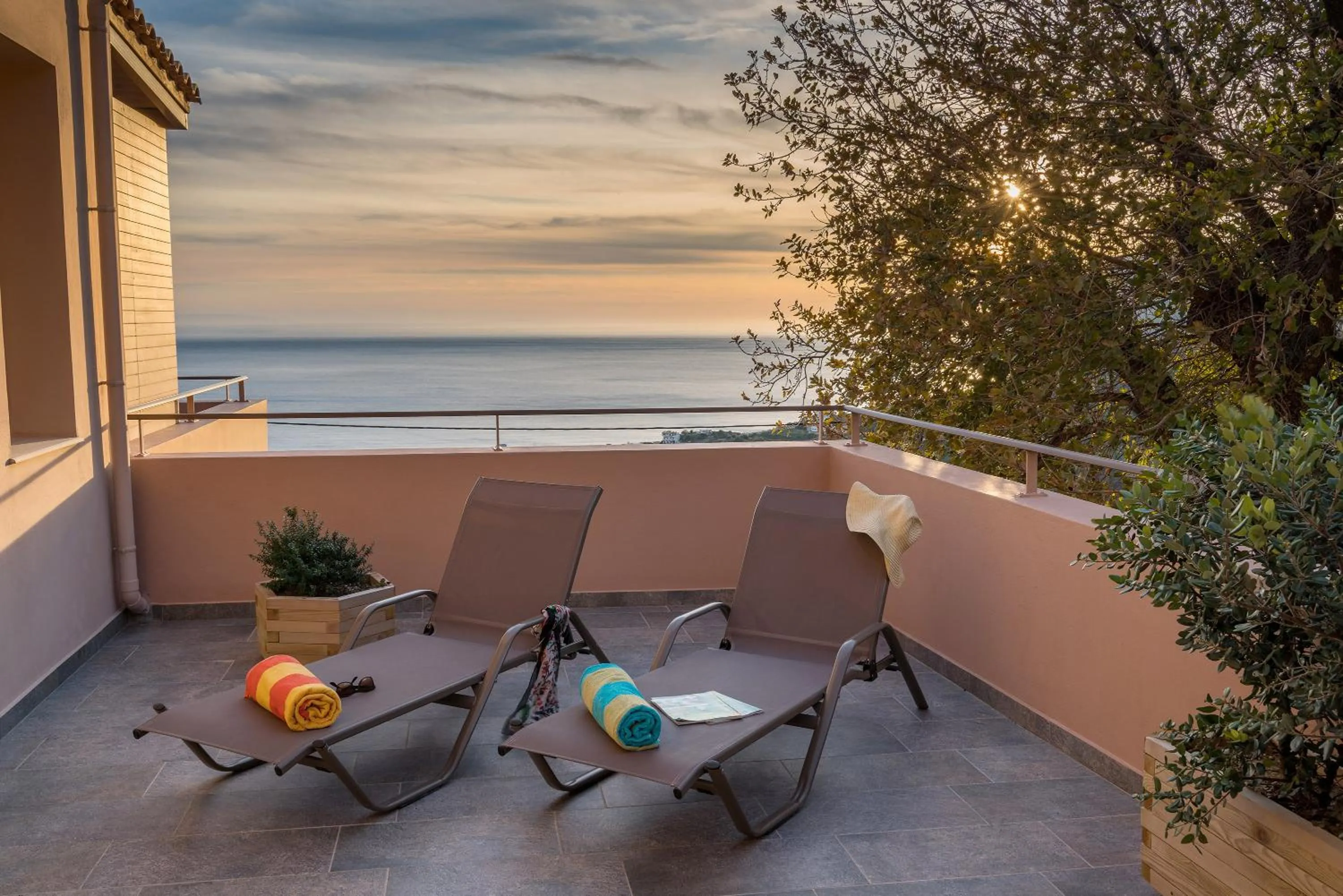 Patio in Stella in the Village Suites