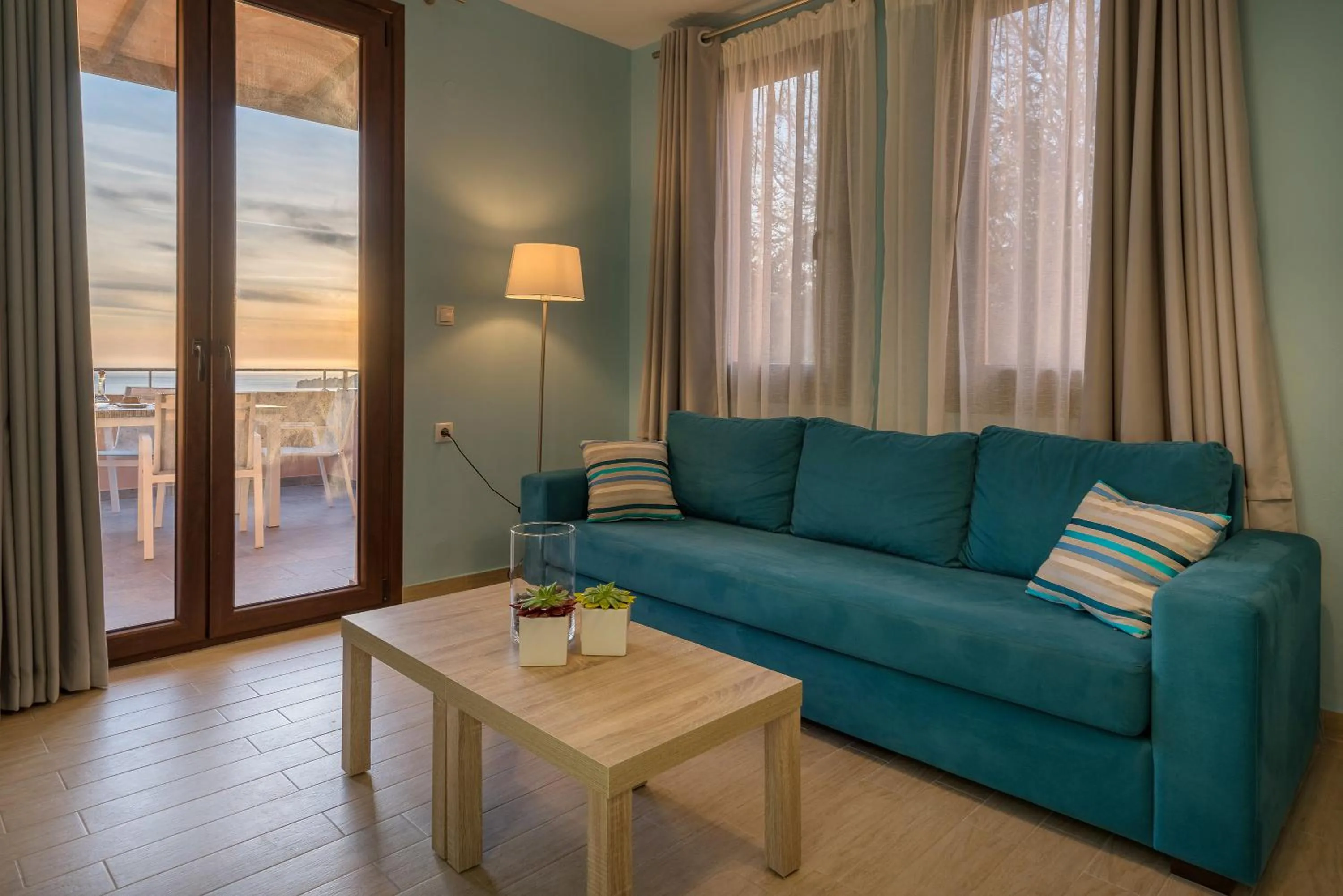 Living room in Stella in the Village Suites