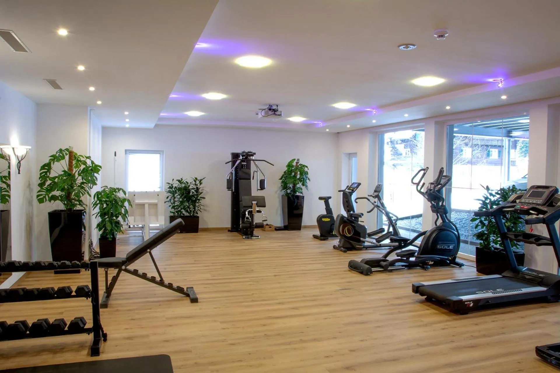 Fitness centre/facilities in Hotel Bergkristall