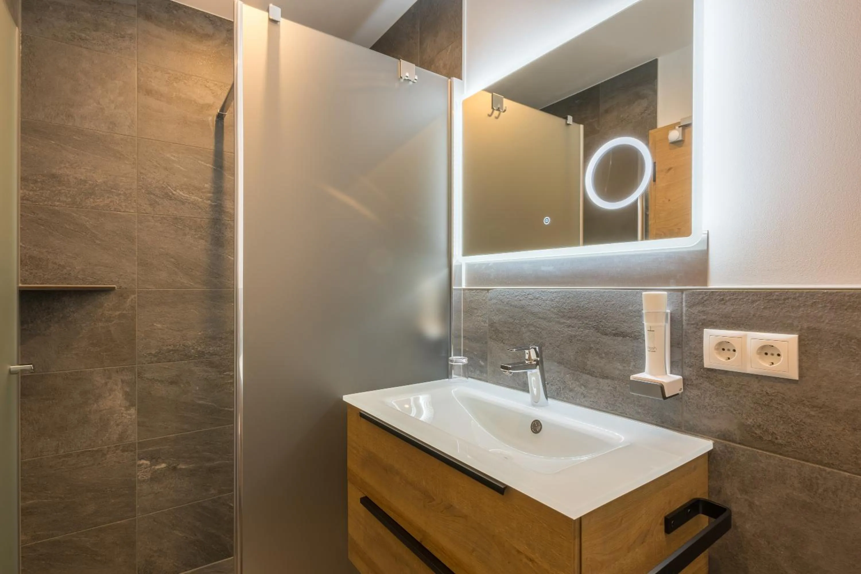 Bathroom in Hotel Bergkristall