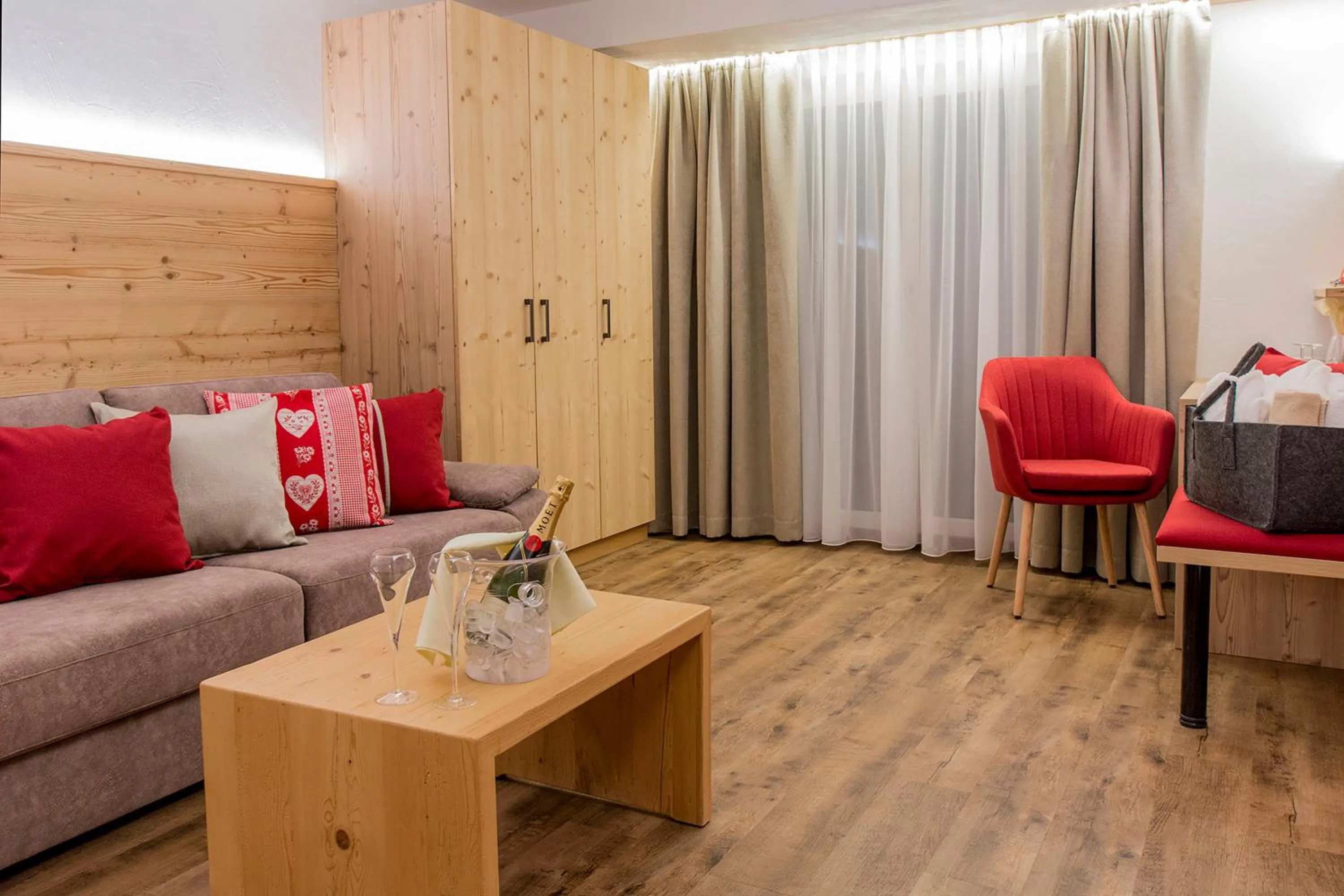 Living room in Hotel Bergkristall