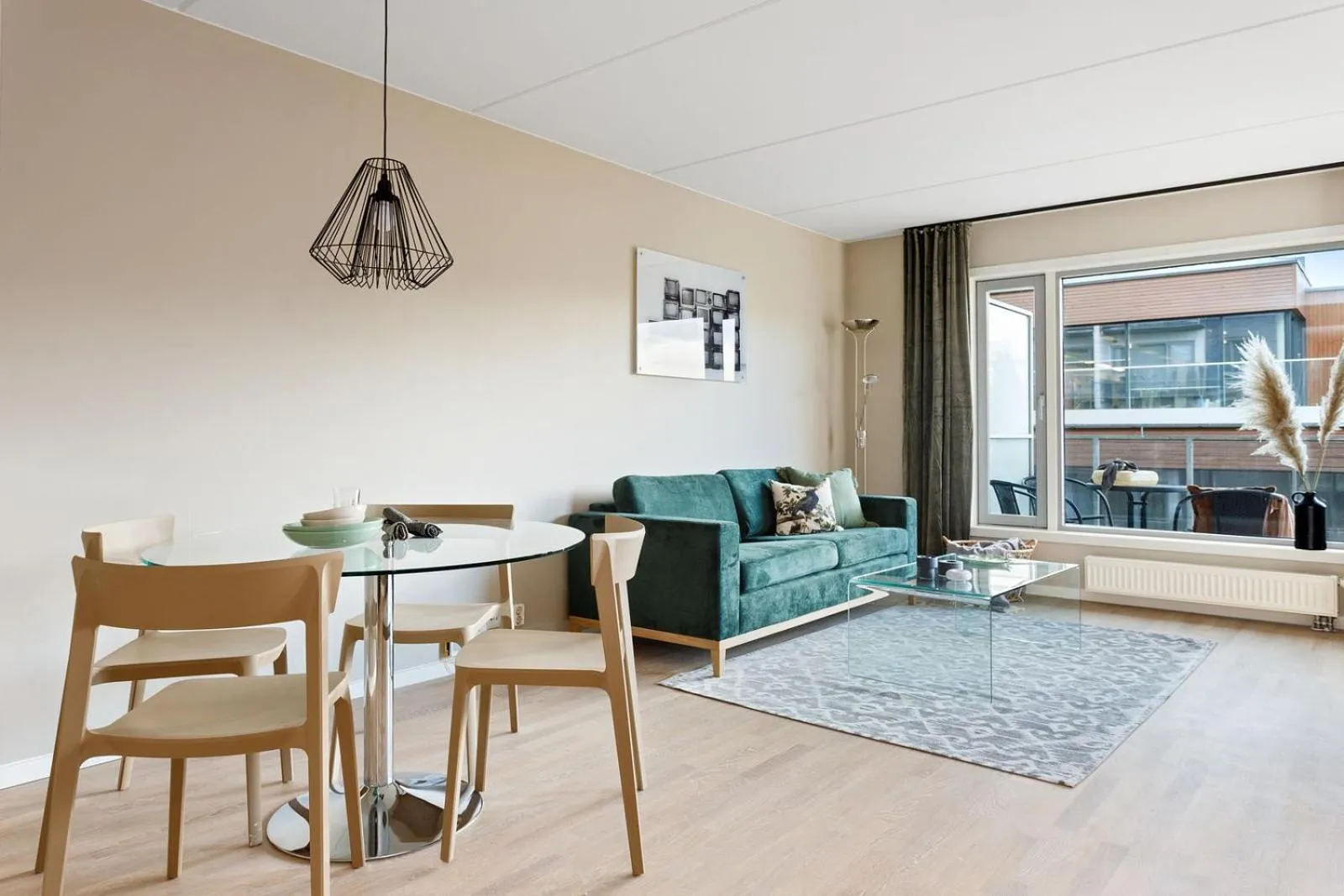 Living room in BJØRVIKA APARTMENTS, Teaterplassen, Oslo city center