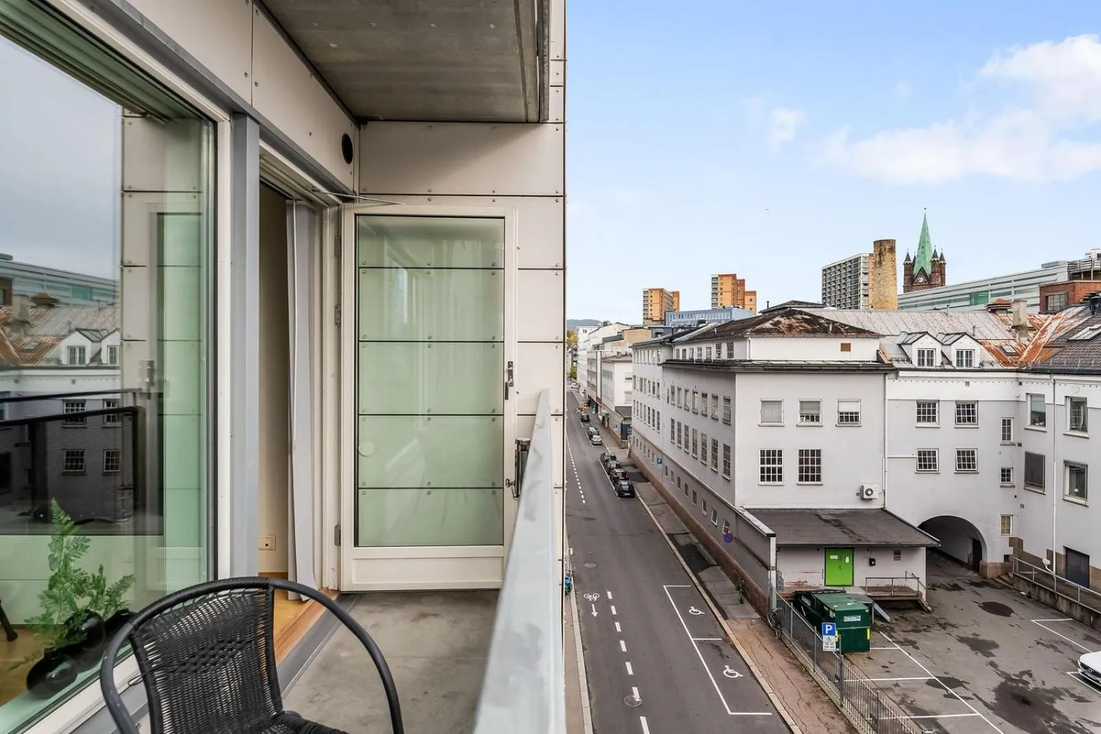 Balcony/Terrace in BJØRVIKA APARTMENTS, Teaterplassen, Oslo city center