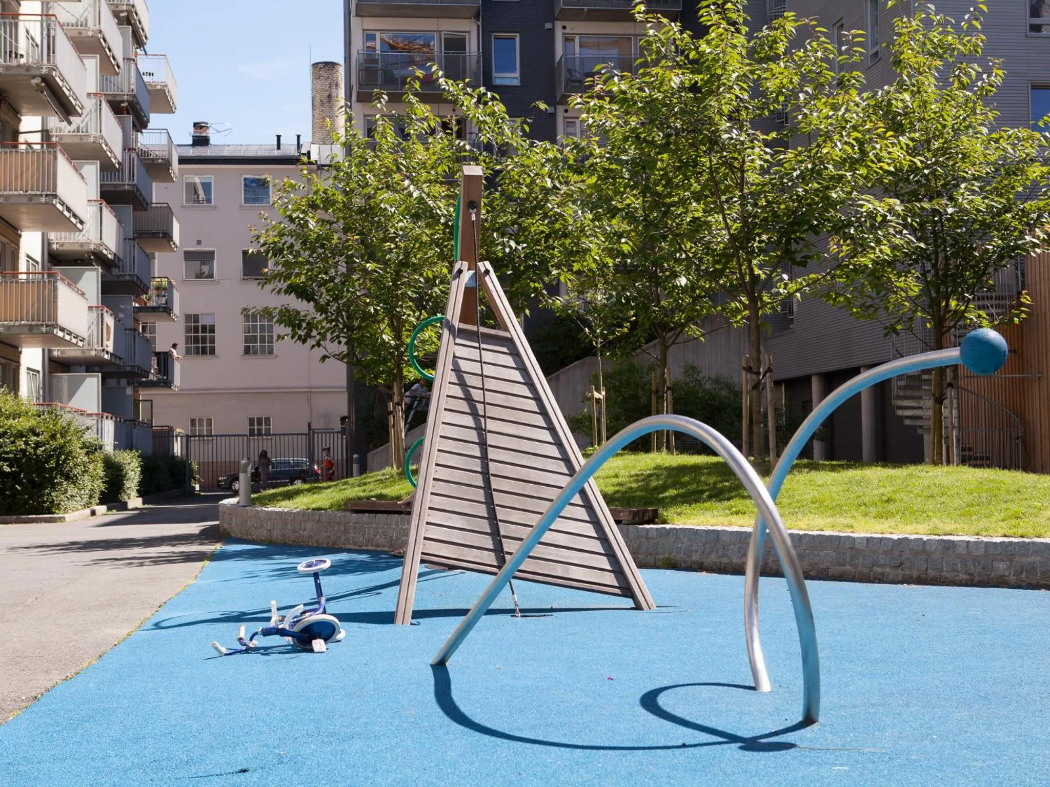 Garden in BJØRVIKA APARTMENTS, Teaterplassen, Oslo city center