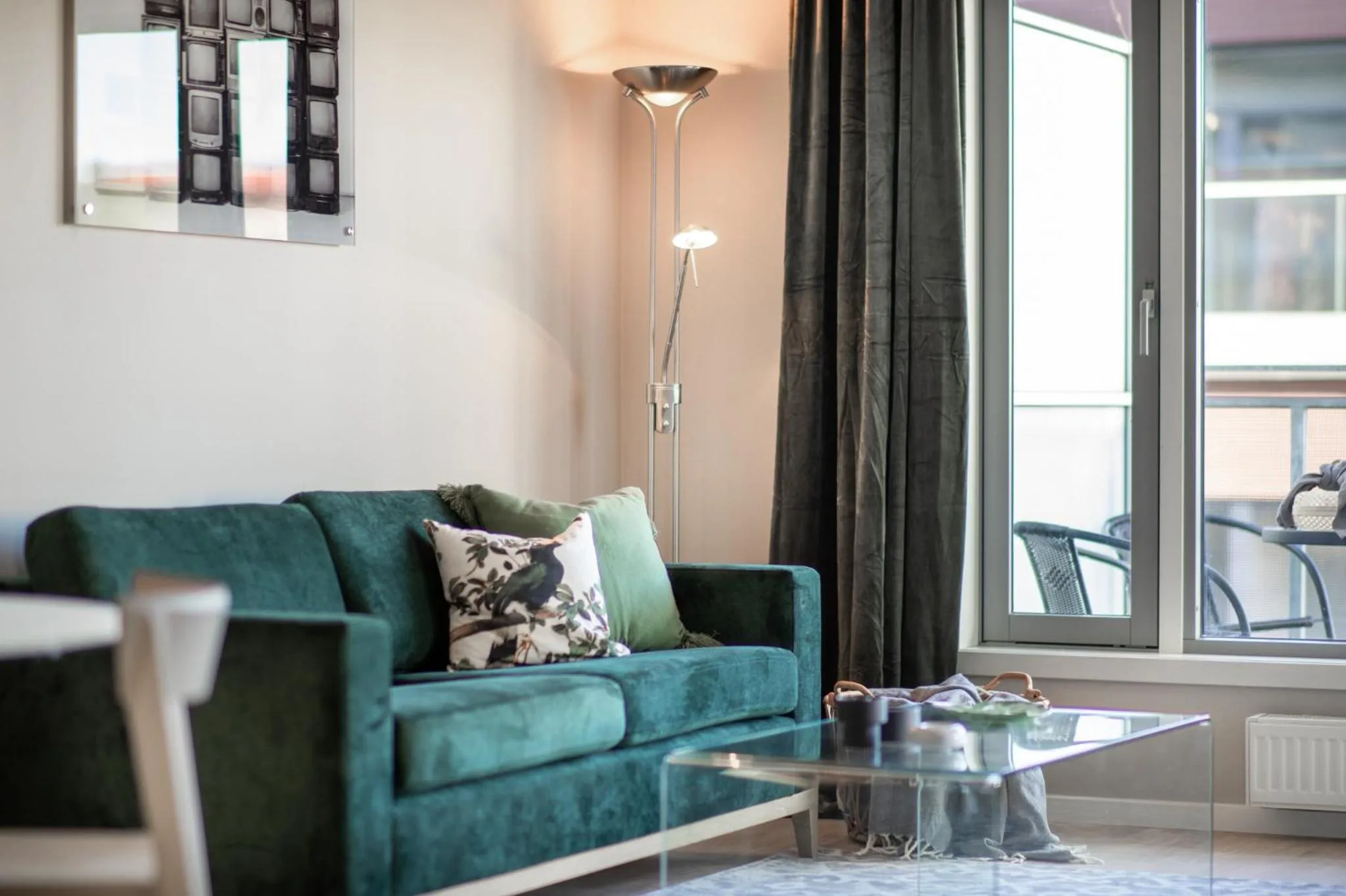 Seating area in BJØRVIKA APARTMENTS, Teaterplassen, Oslo city center