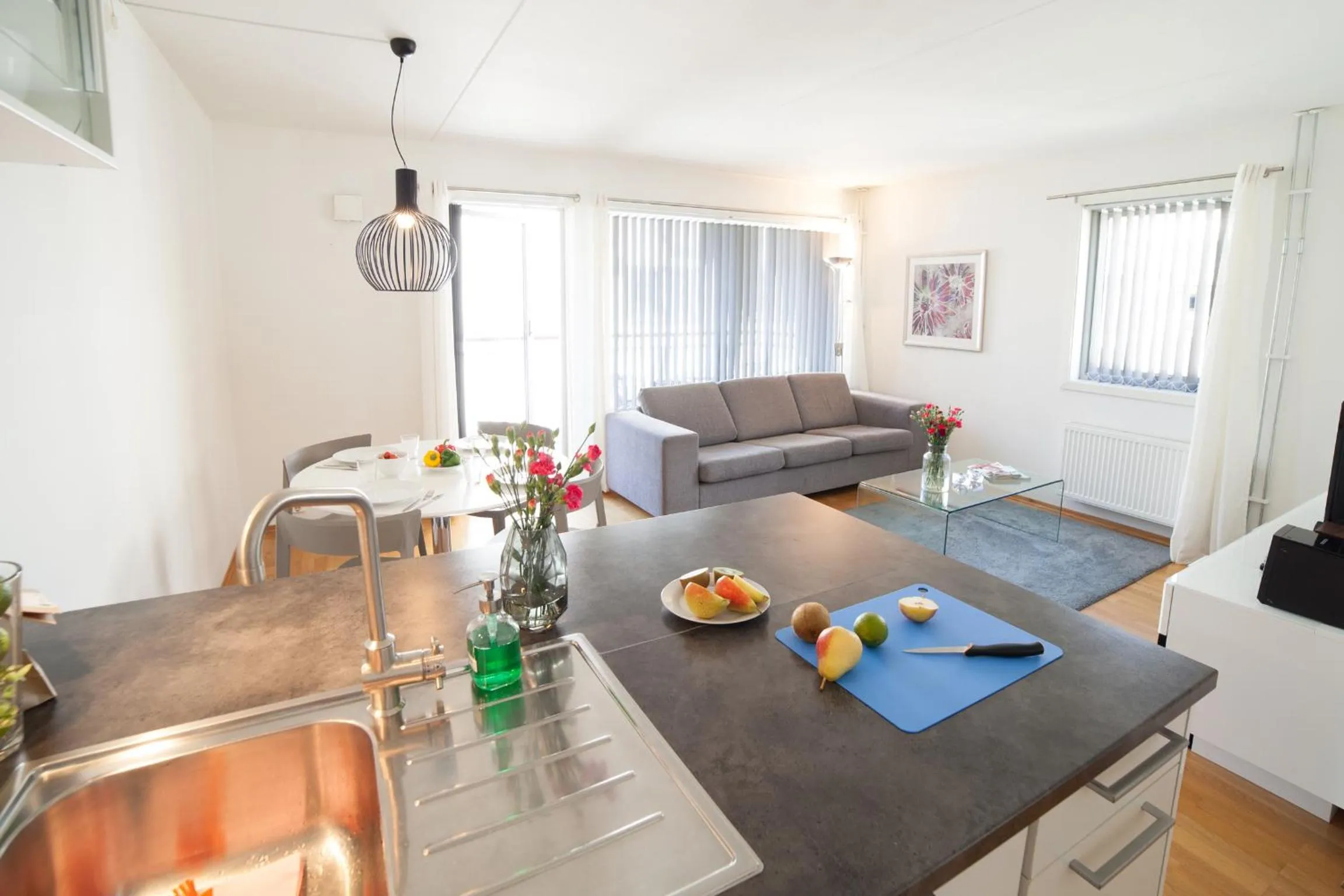 Kitchen or kitchenette in BJØRVIKA APARTMENTS, Teaterplassen, Oslo city center