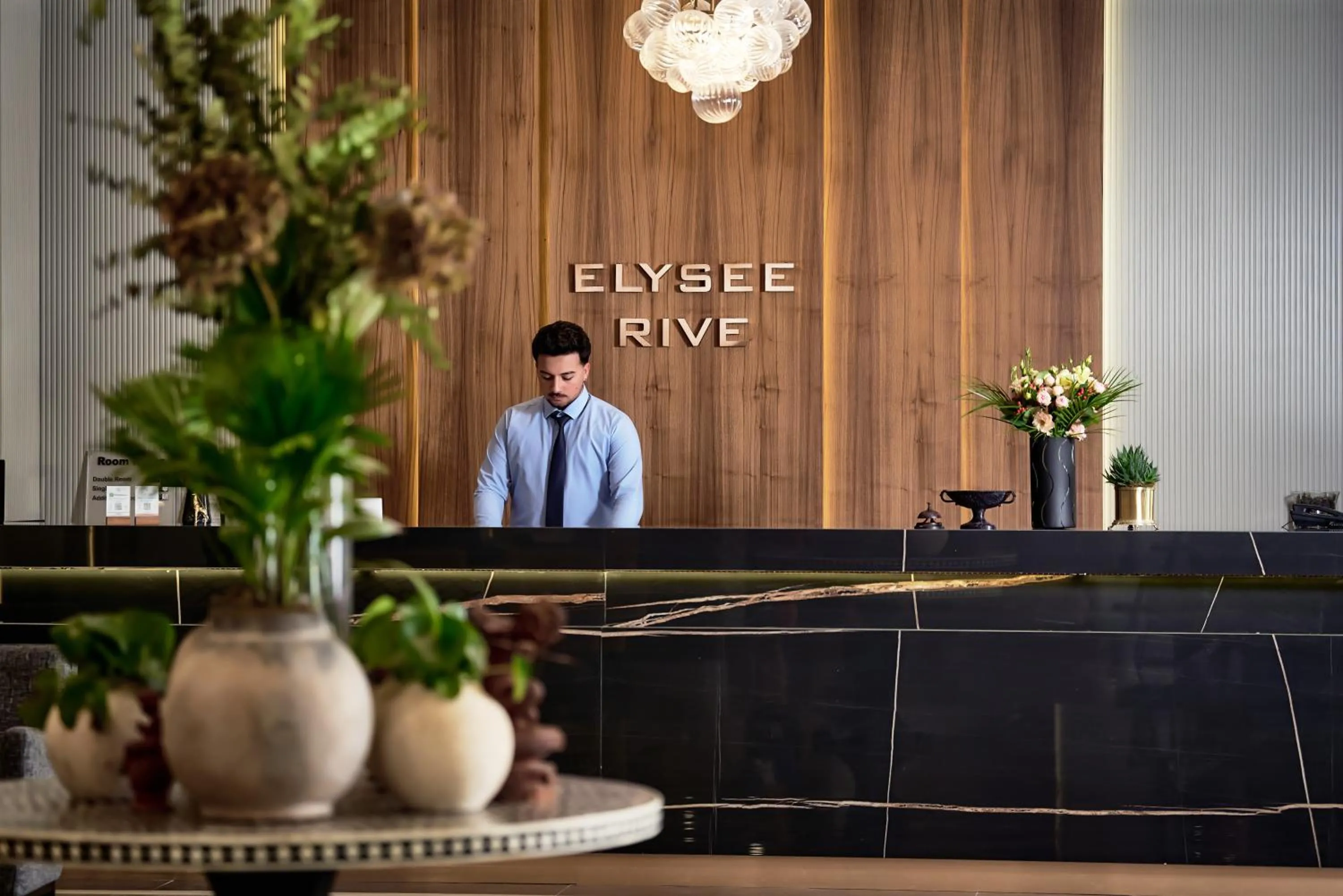 Lobby or reception in Elysee Rive Hotel