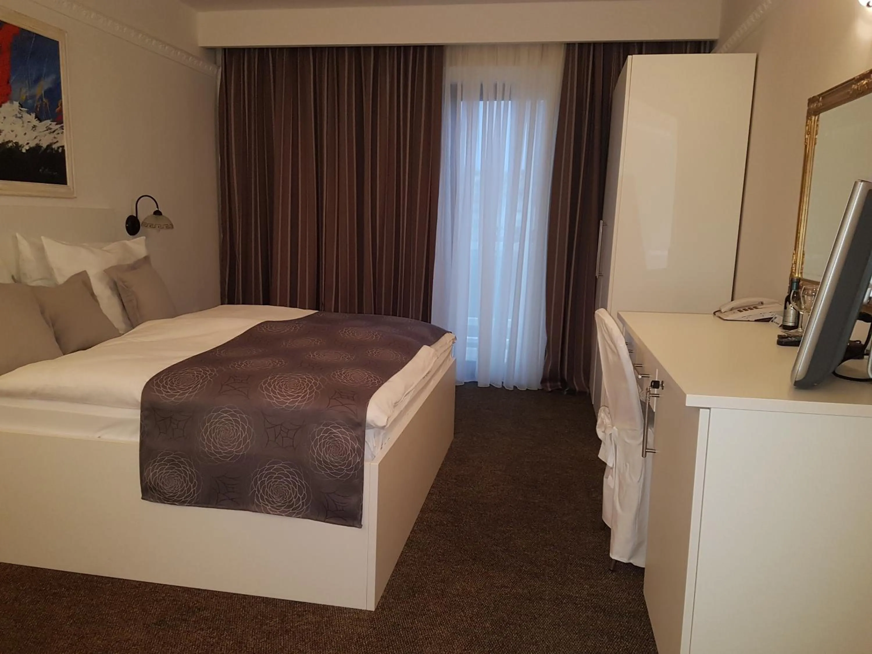 Decorative detail, Bed in Hotel Argentum