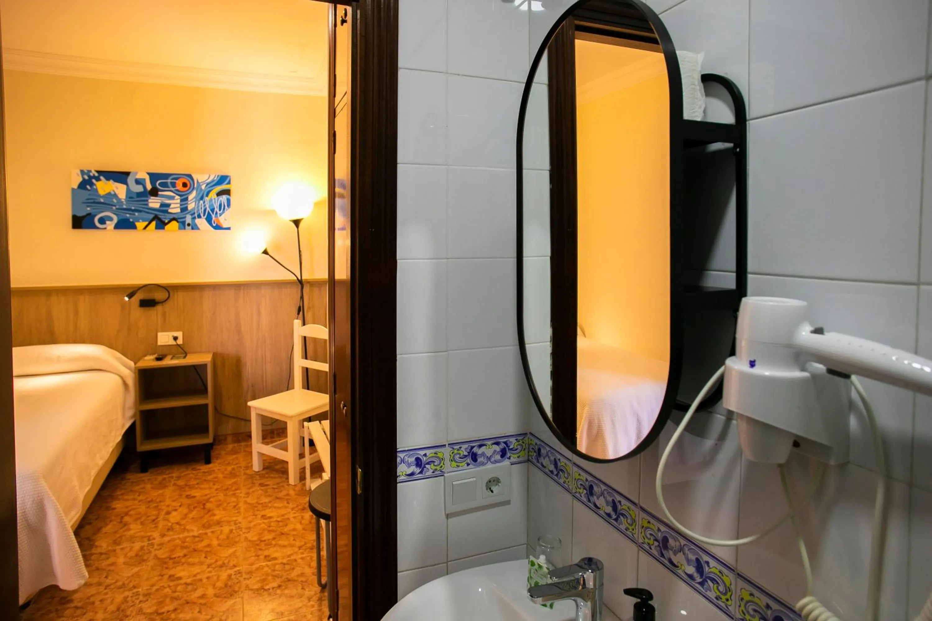 Bed in Pensión Dulces Sueños