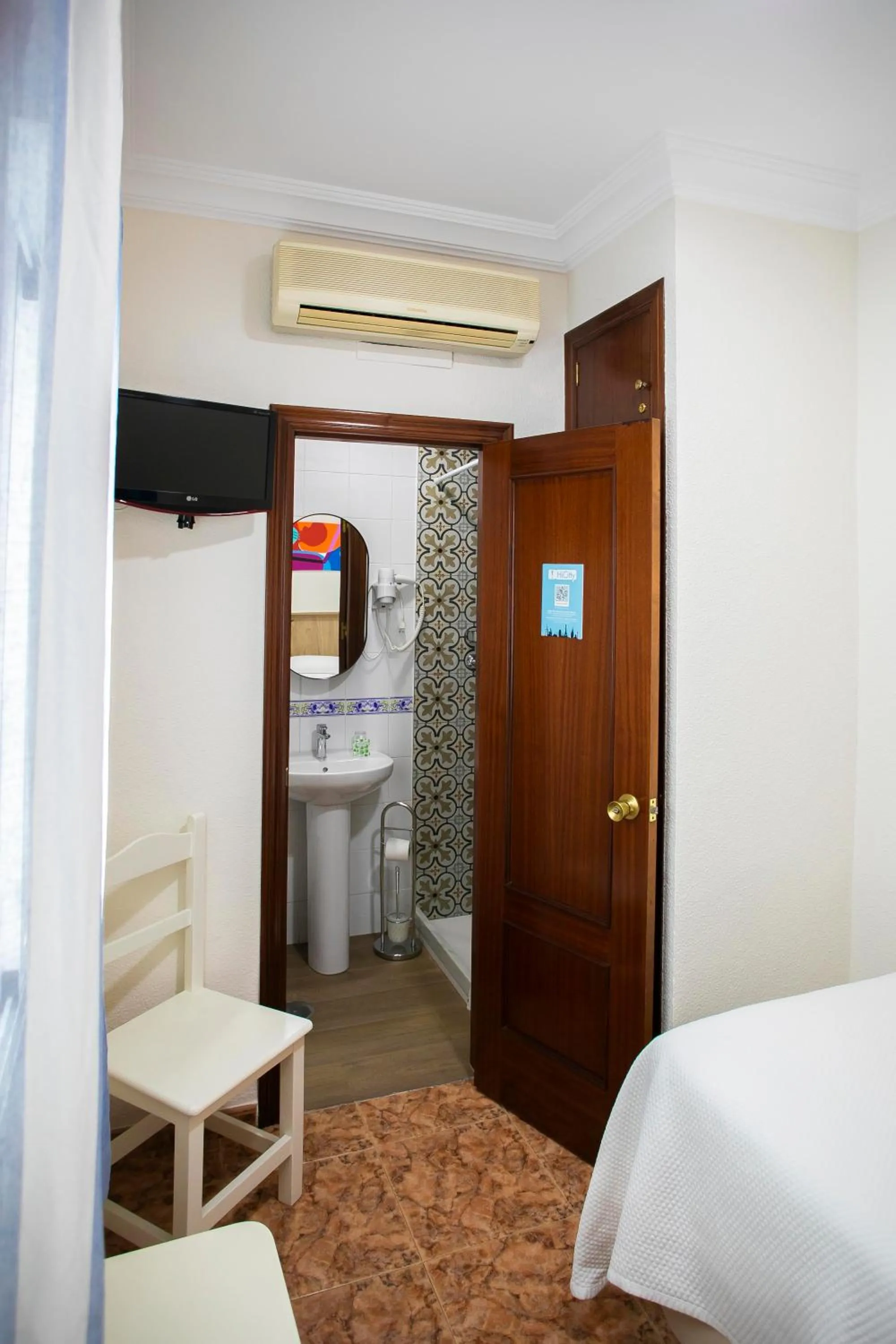 Bed in Pensión Dulces Sueños