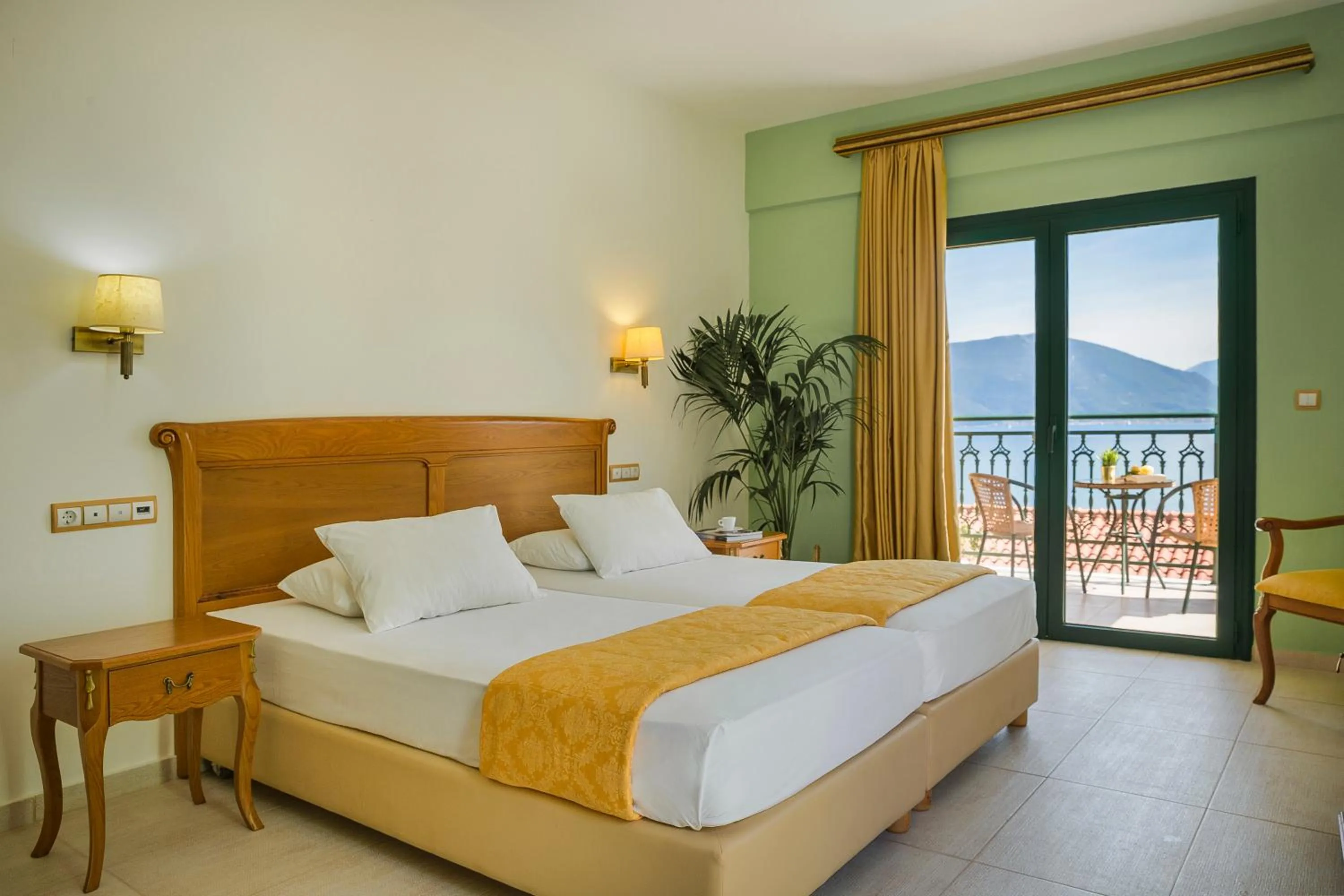 Bed in Kefalonia Bay Palace