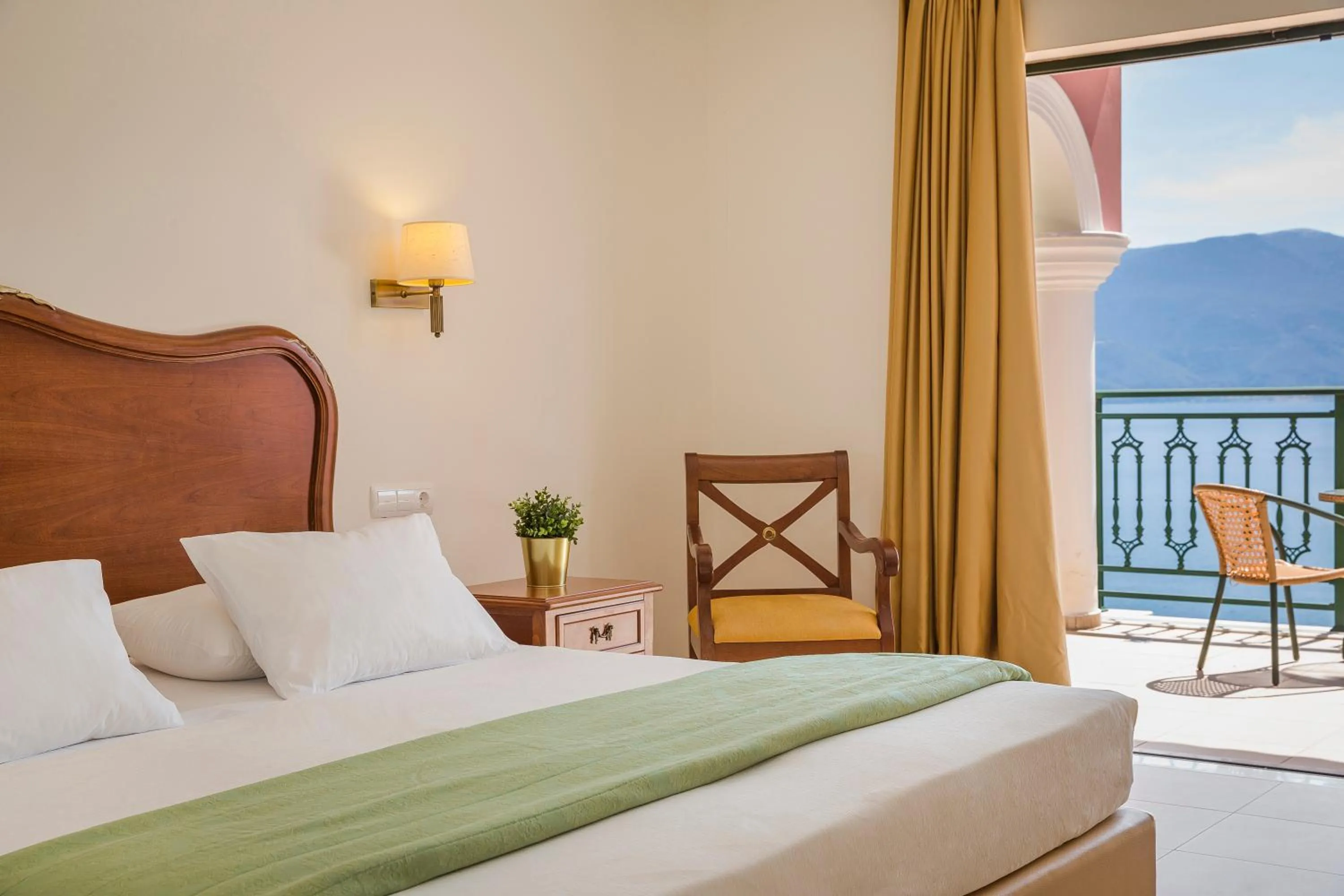 Bed in Kefalonia Bay Palace