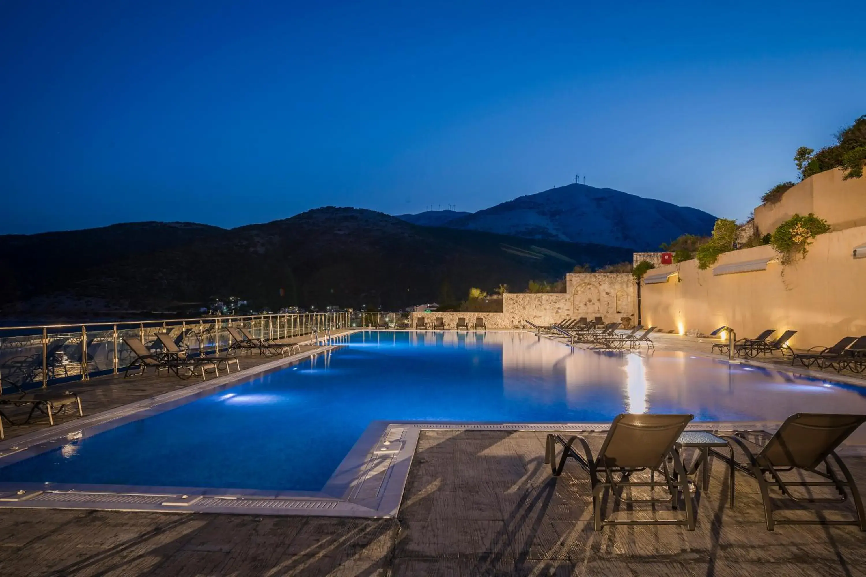 Swimming pool in Kefalonia Bay Palace Swimming pool in Kefalonia Bay Palace