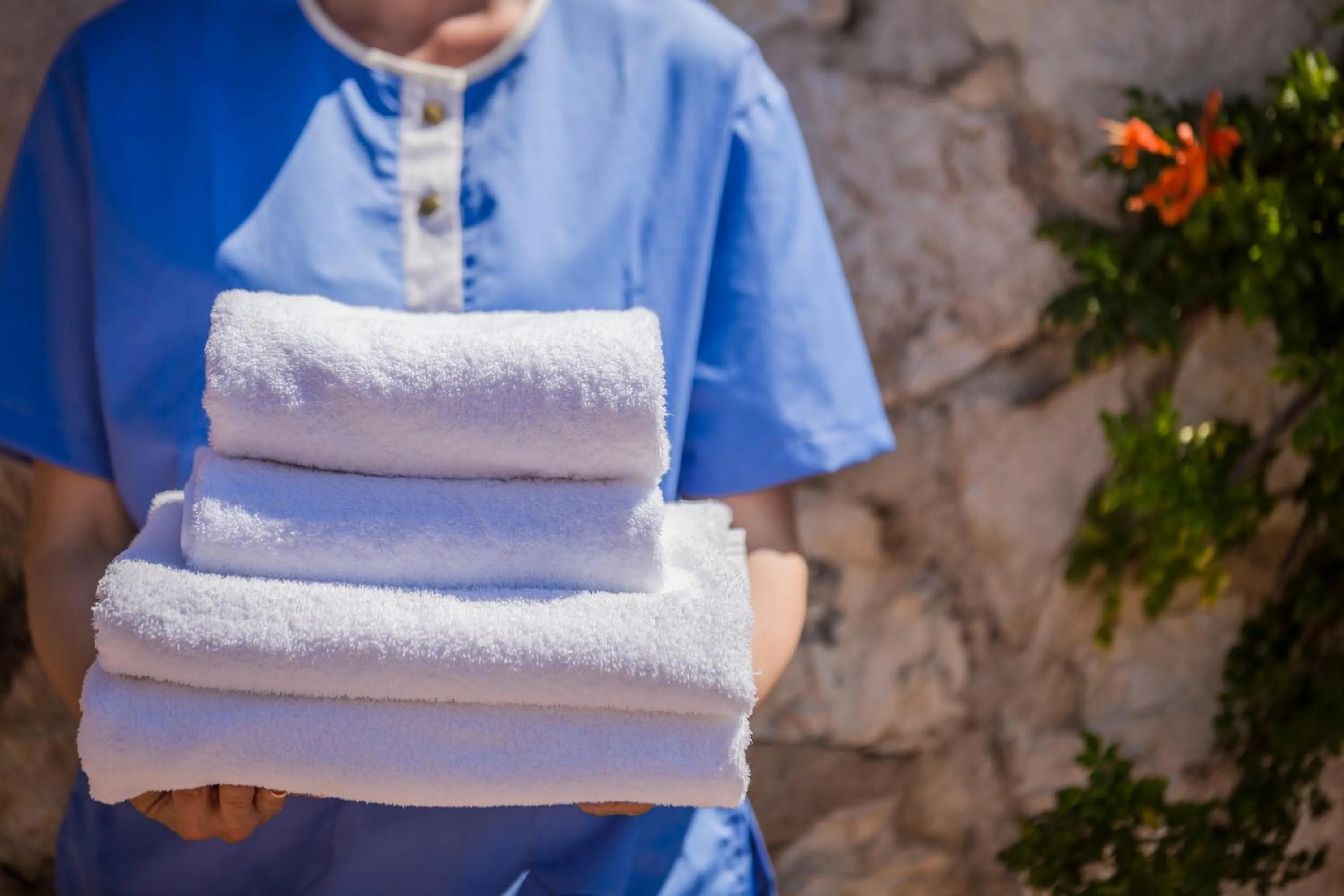 towels in Kefalonia Bay Palace