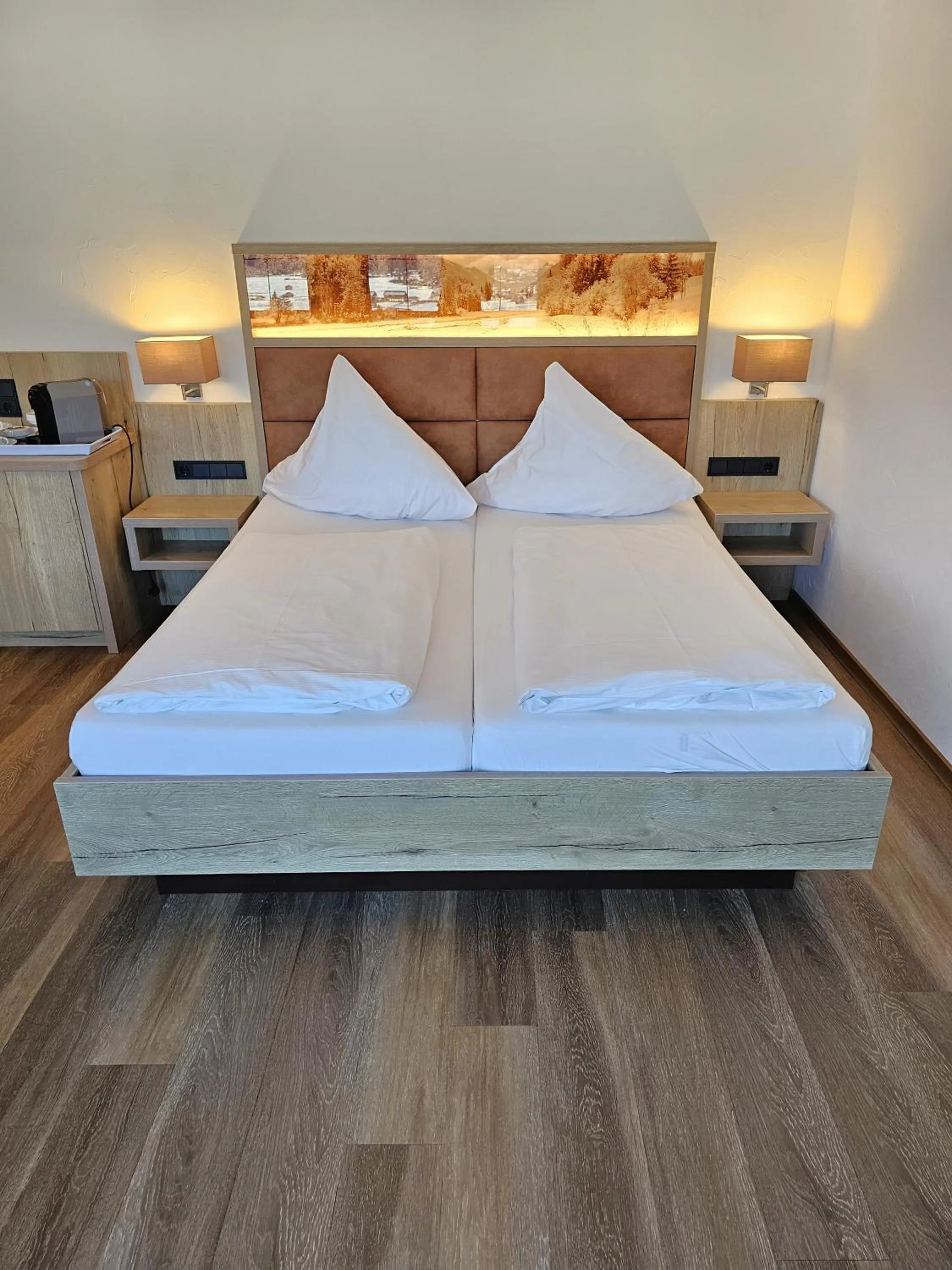 Bed in Naturhotel Café Waldesruhe