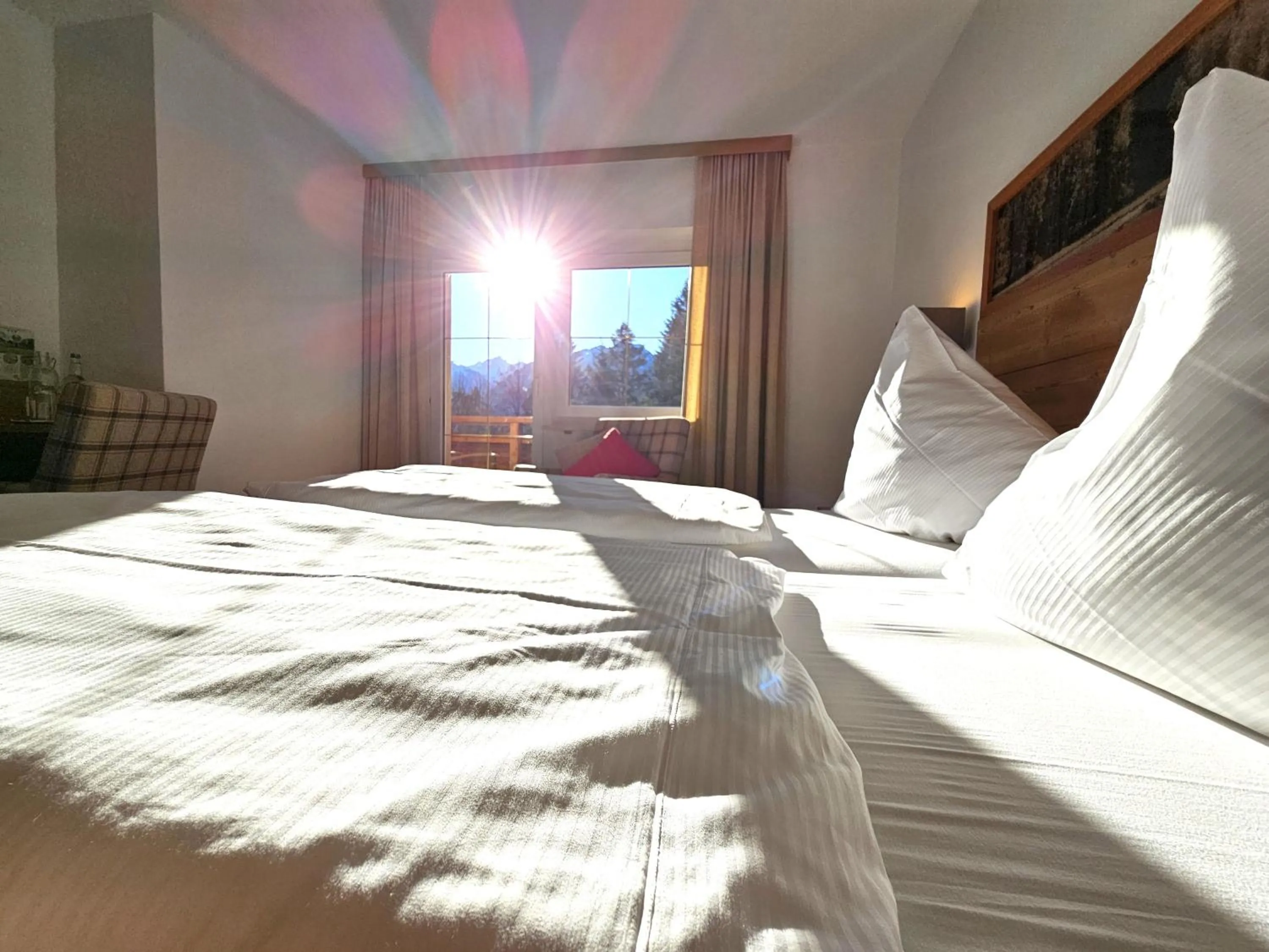 Photo of the whole room, Bed in Naturhotel Café Waldesruhe