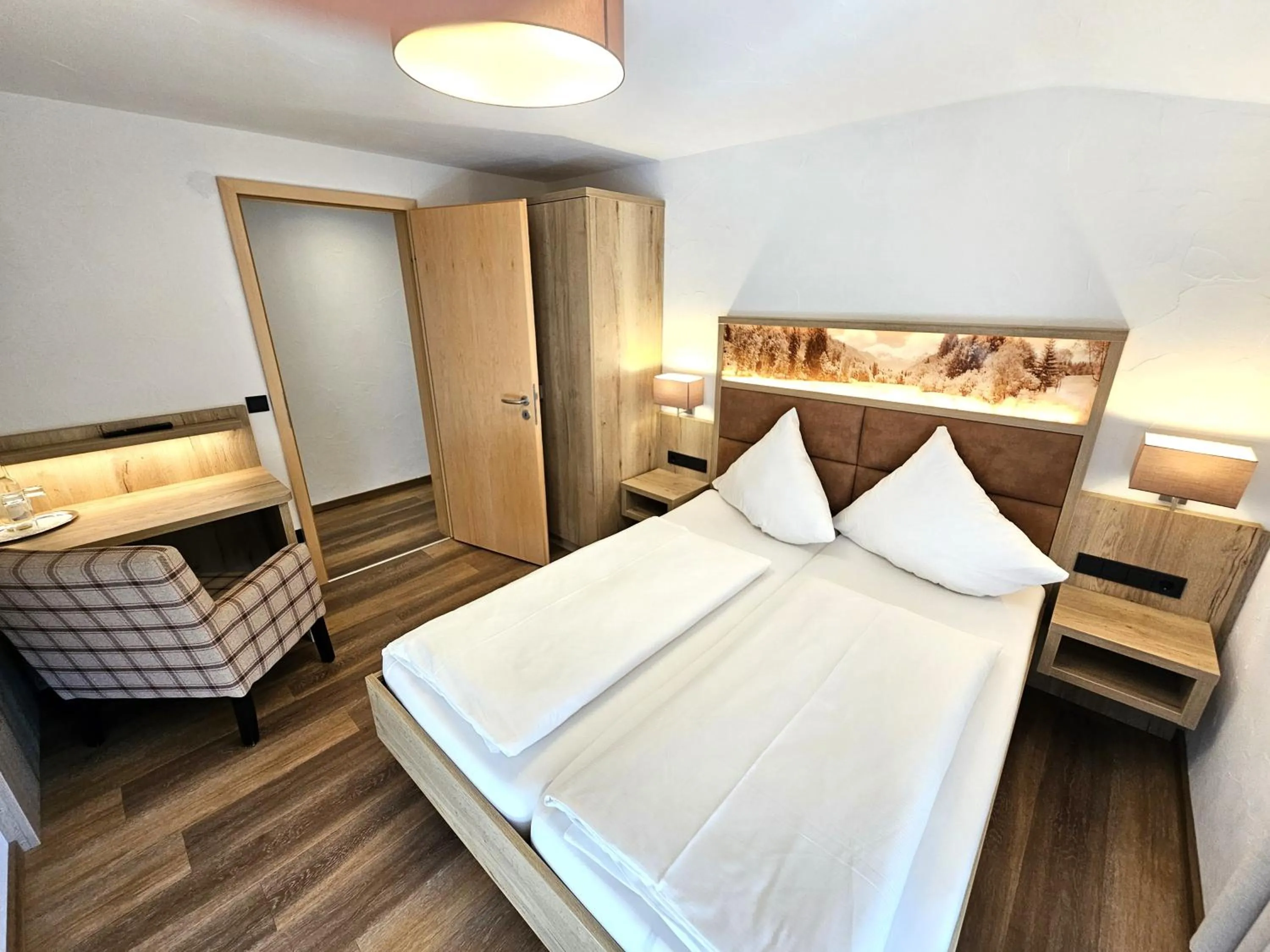 Bedroom, Bed in Naturhotel Café Waldesruhe