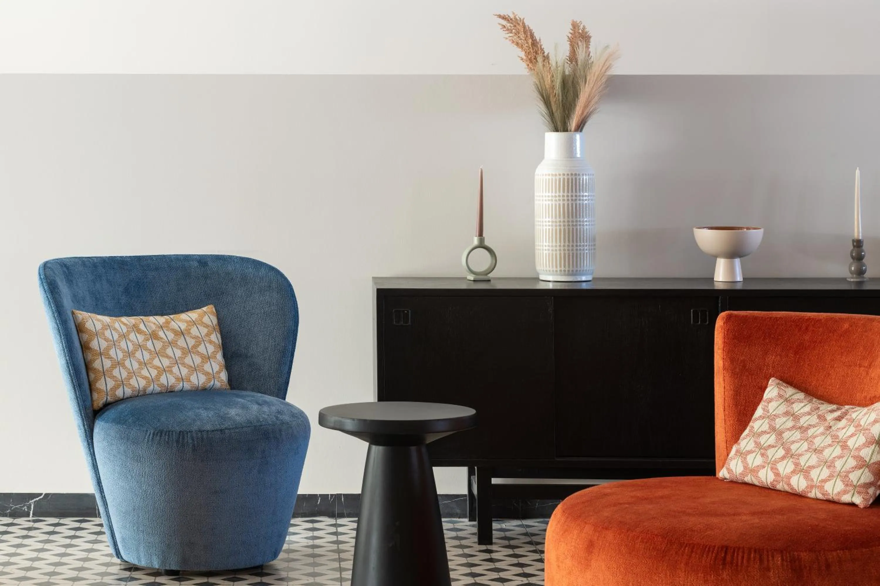 Seating area in Paralos Rodos Lifestyle