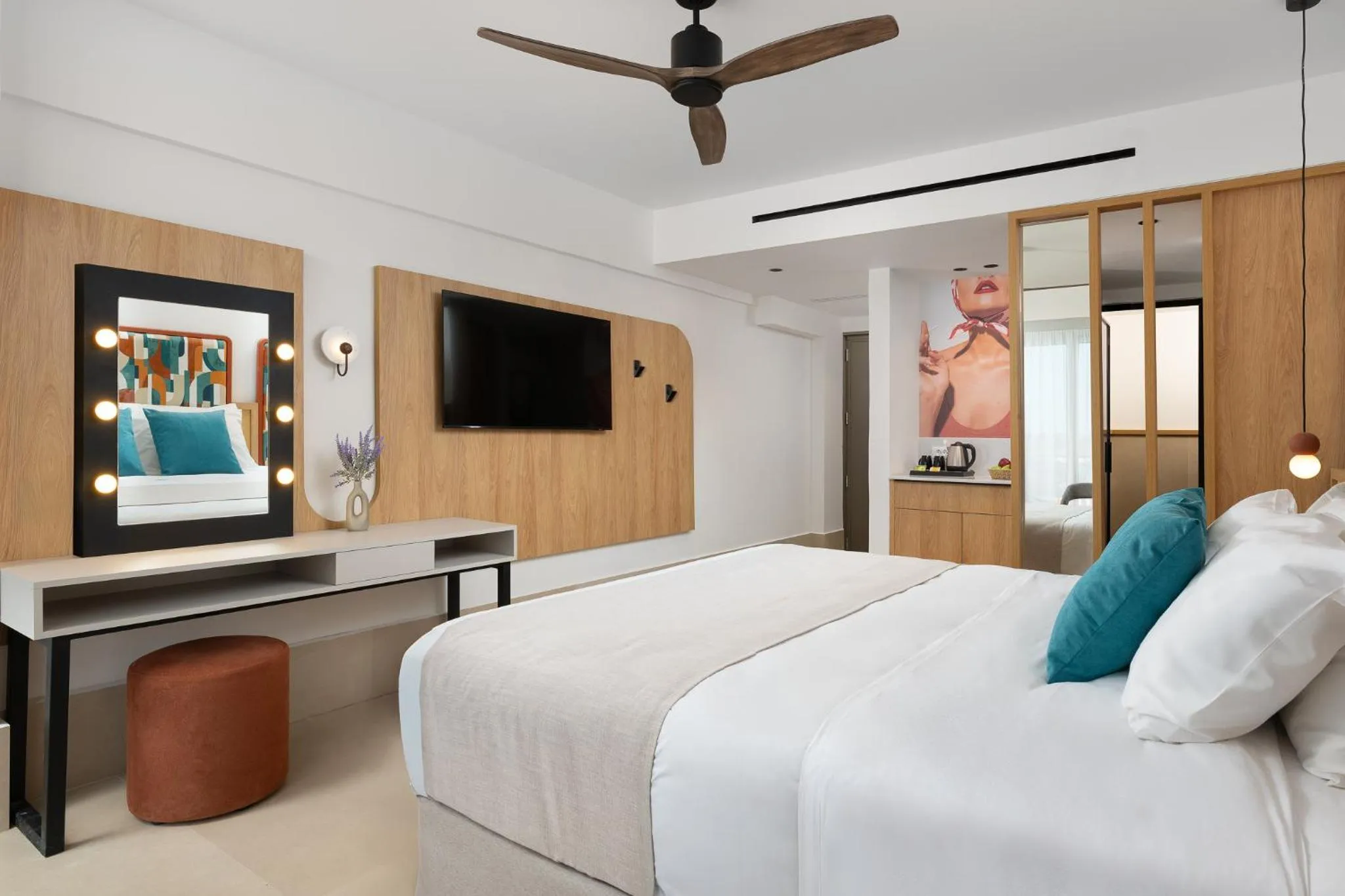 Bedroom, Bed in Paralos Rodos Lifestyle