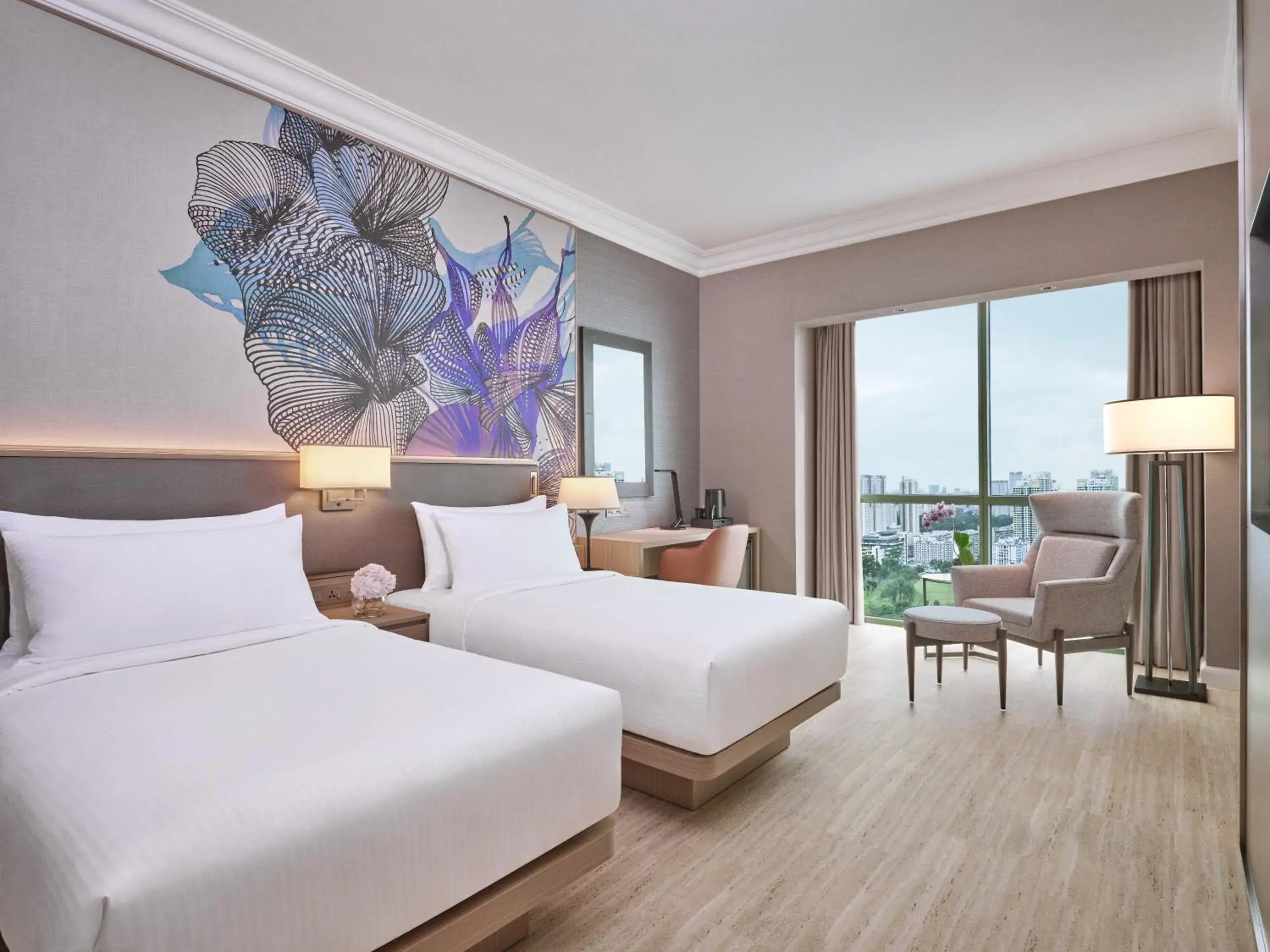 Bed in Grand Copthorne Waterfront Bed in Grand Copthorne Waterfront