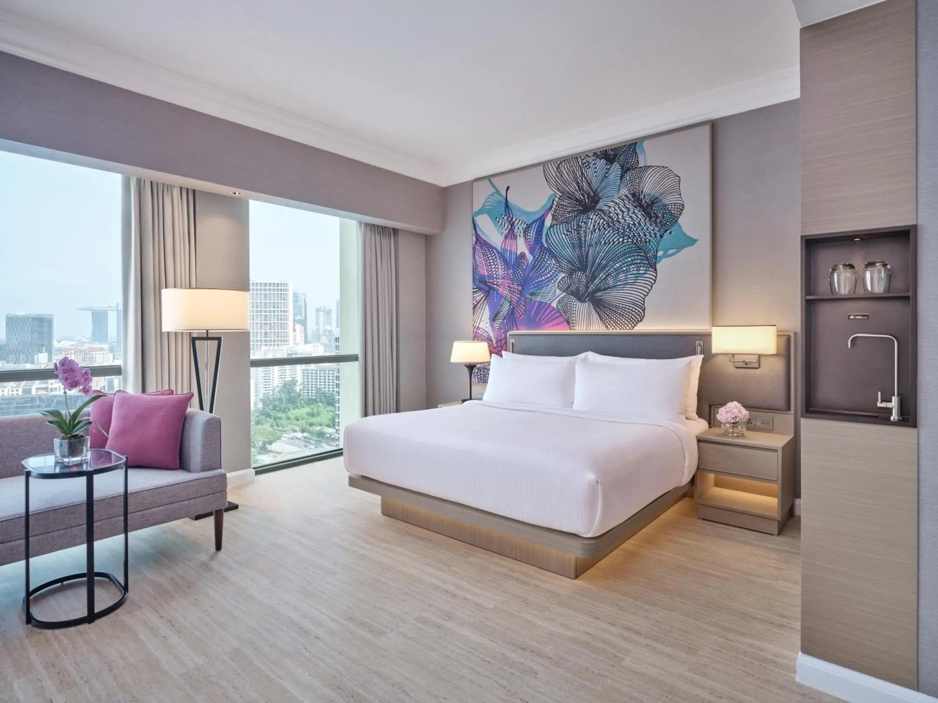 Bed in Grand Copthorne Waterfront Bed in Grand Copthorne Waterfront