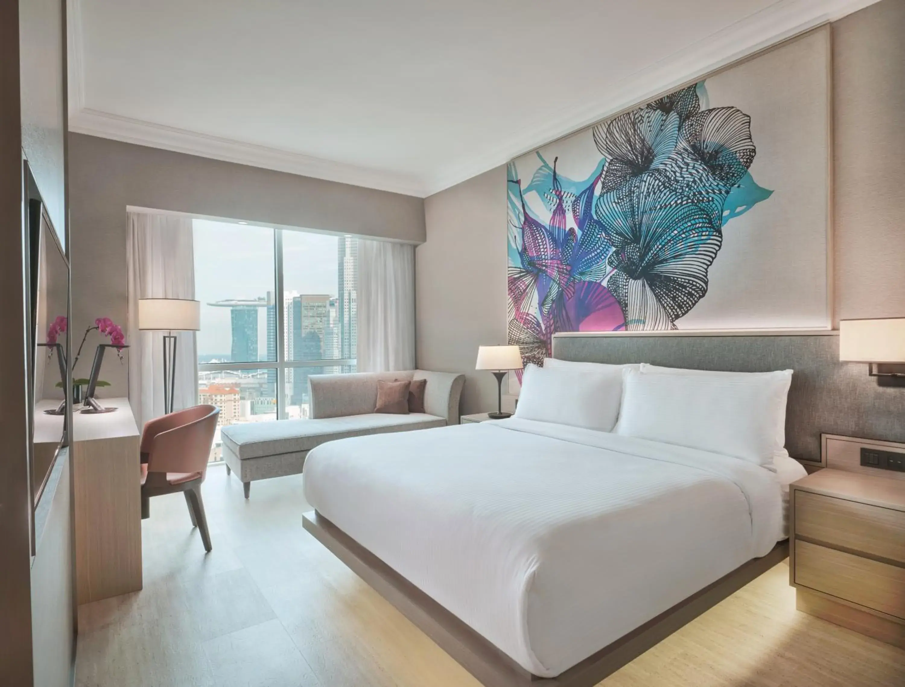 Bed in Grand Copthorne Waterfront Bed in Grand Copthorne Waterfront