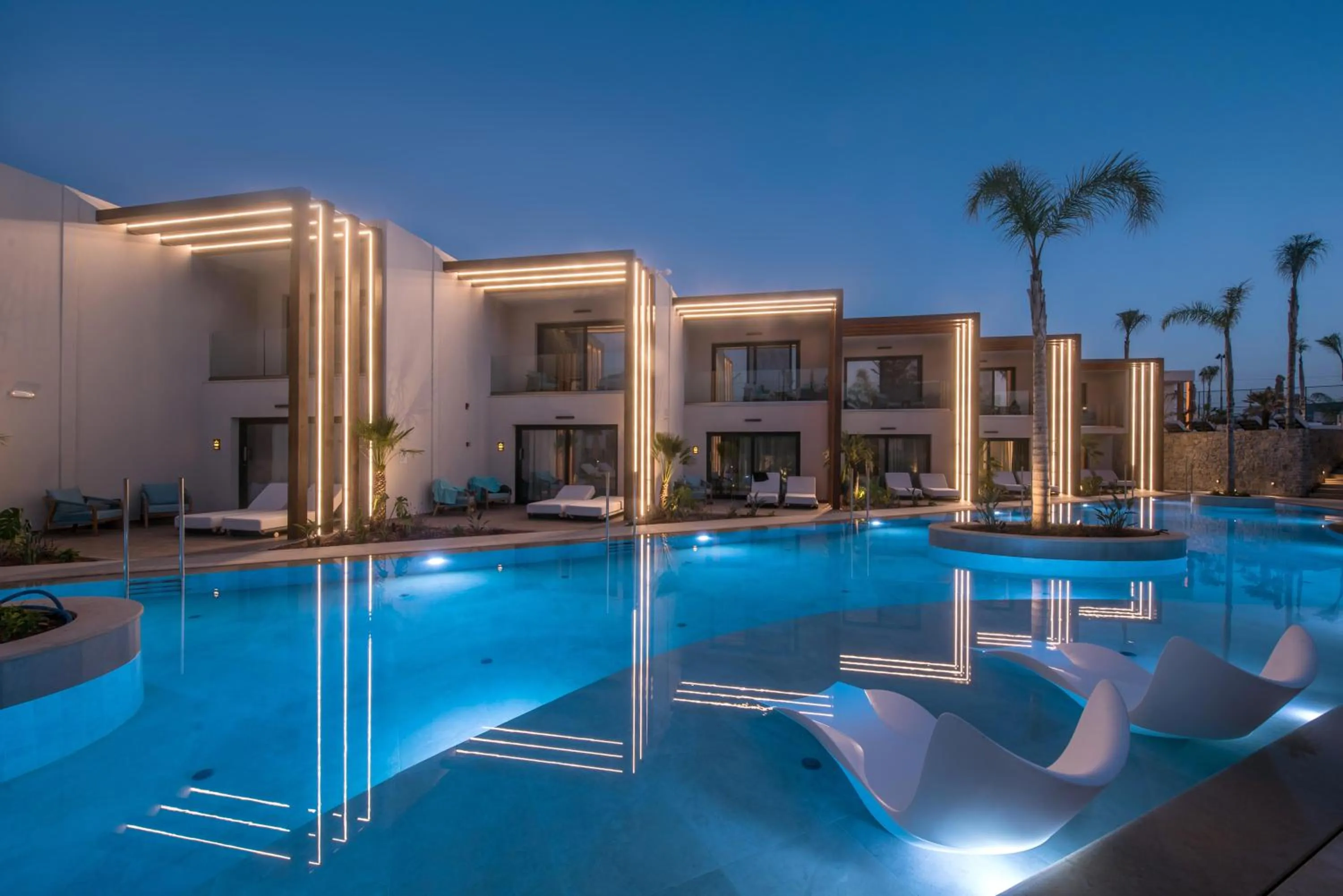 Swimming pool in Noble Hotel & Suites - Adults Only