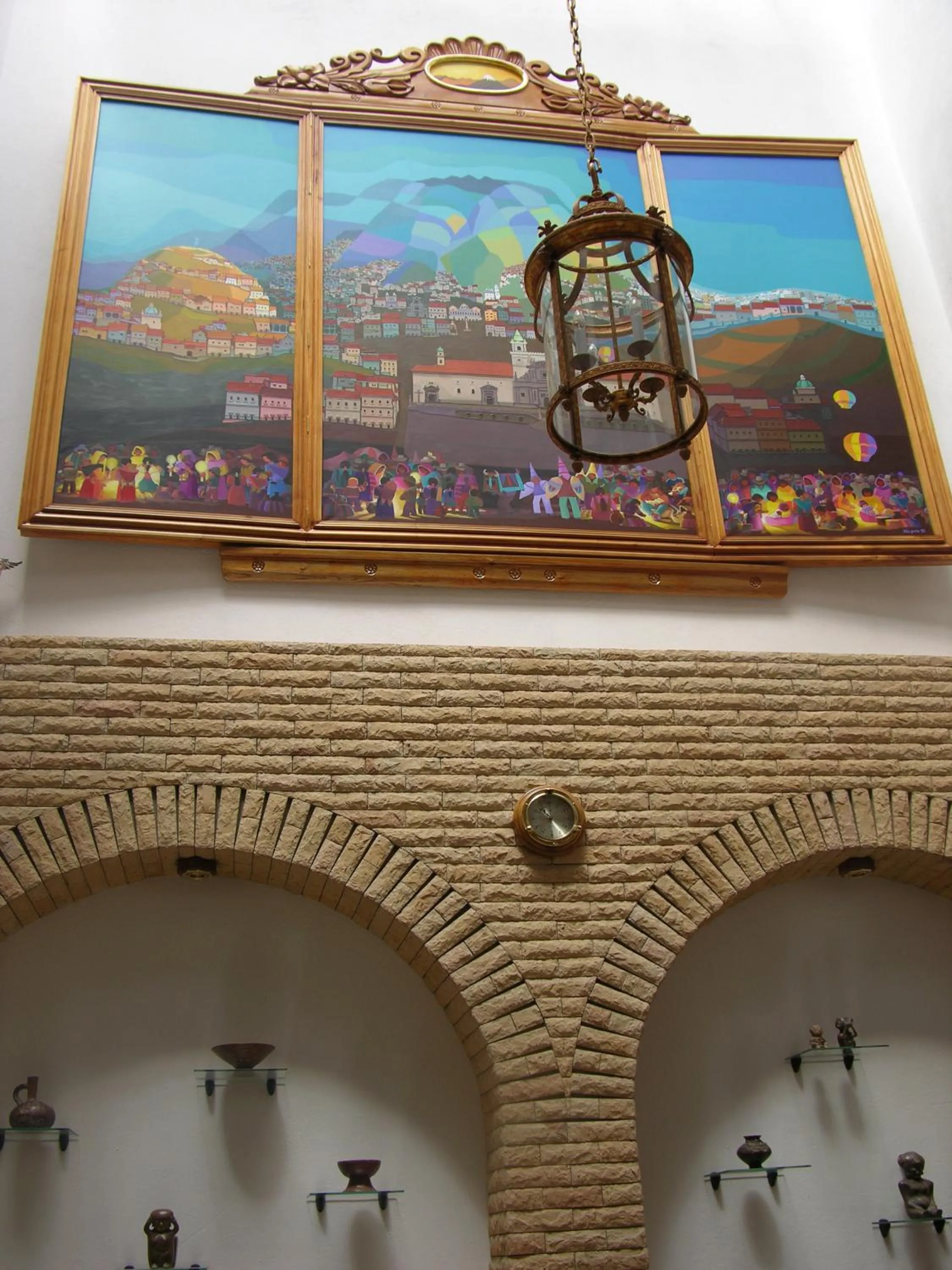 Decorative detail in Hotel El Relicario Del Carmen