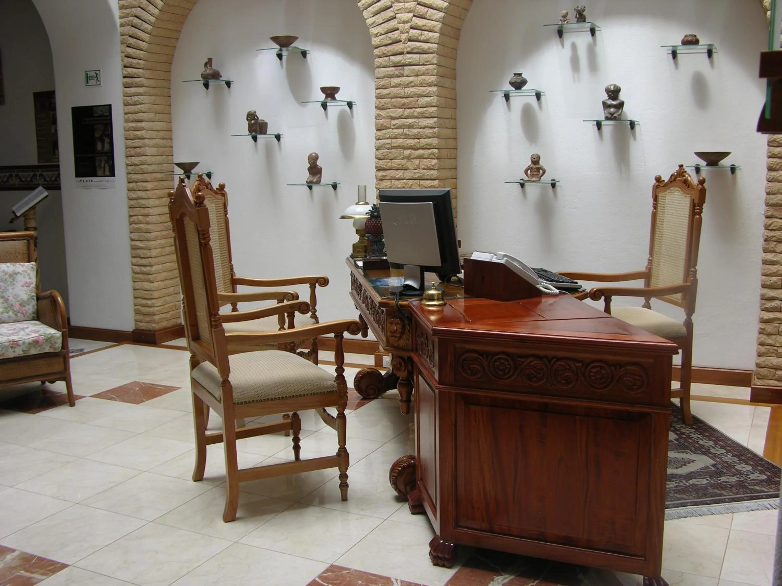 Lobby or reception in Hotel El Relicario Del Carmen